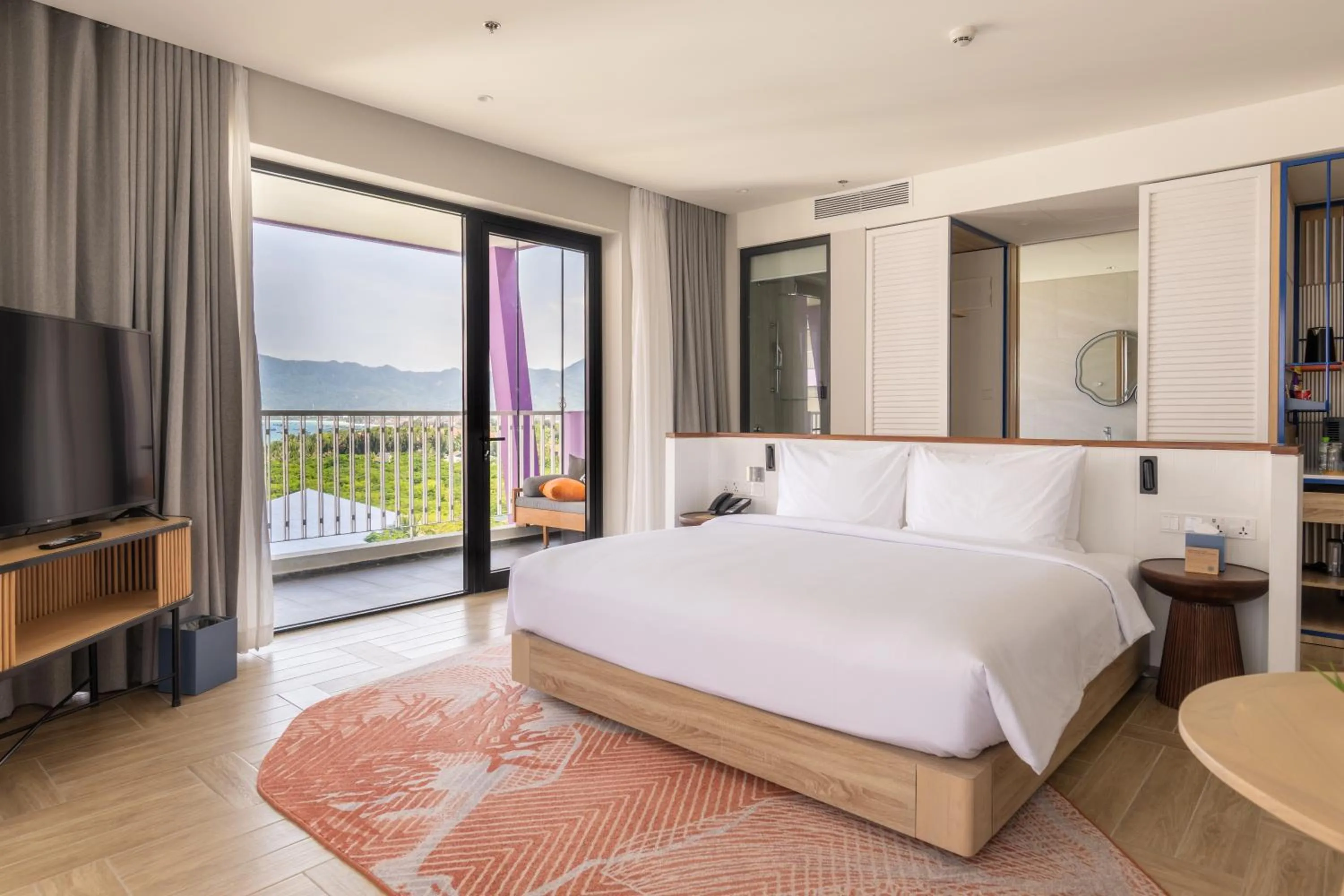 Bed in TTC Van Phong Bay Resort - Himalaya Sauna & Steam Retreat Included