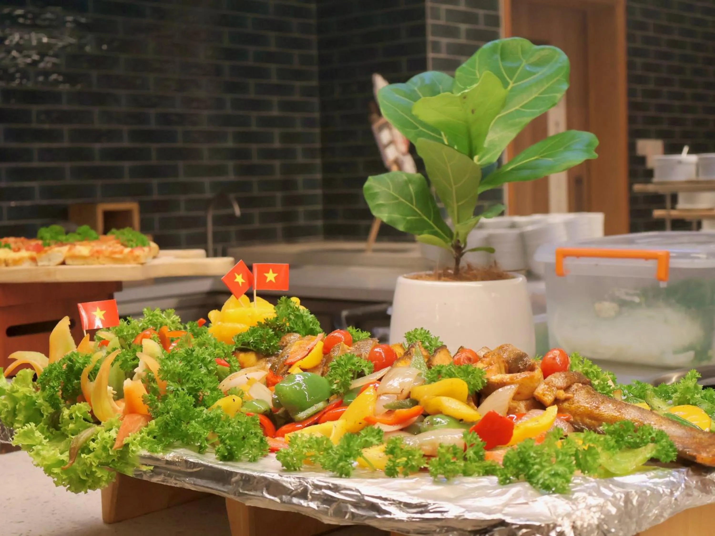 Food and drinks in TTC Van Phong Bay Resort - Himalaya Sauna & Steam Retreat Included