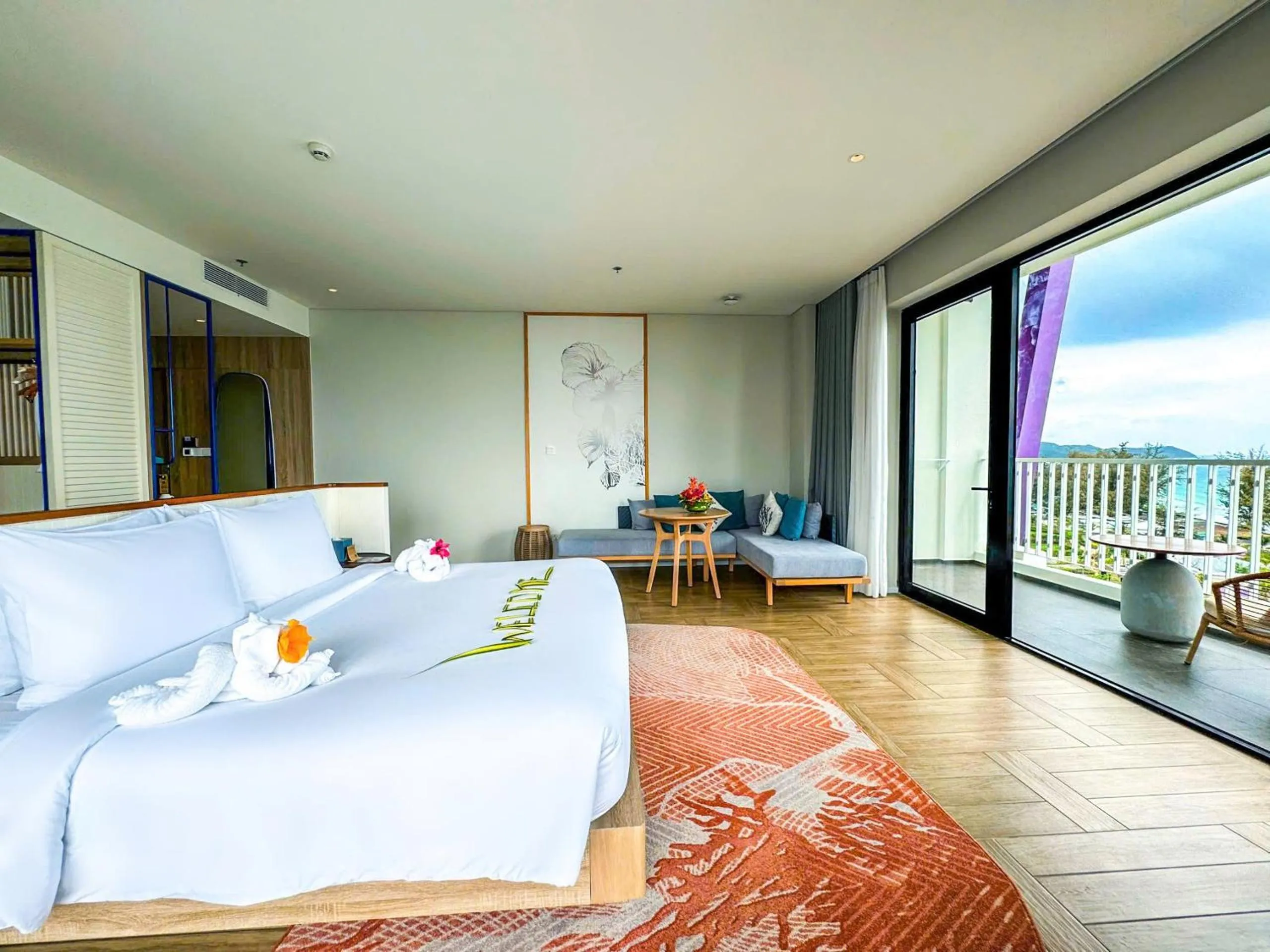 Bed in TTC Van Phong Bay Resort - Himalaya Sauna & Steam Retreat Included