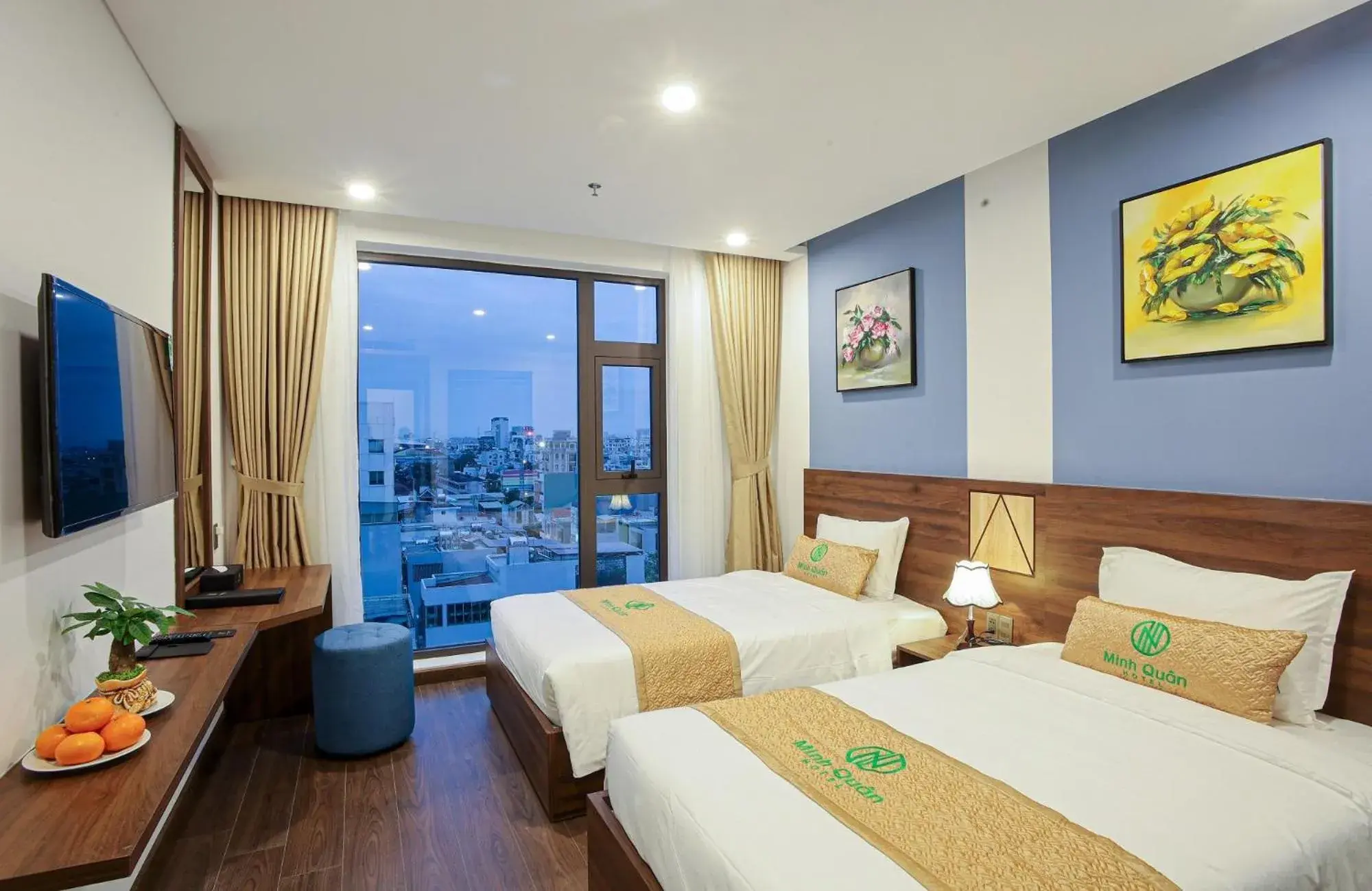 Triple Room with City View in Minh Quan Hotel - Da Nang Center By HOS Triple Room with City View in Minh Quan Hotel - Da Nang Center By HOS
