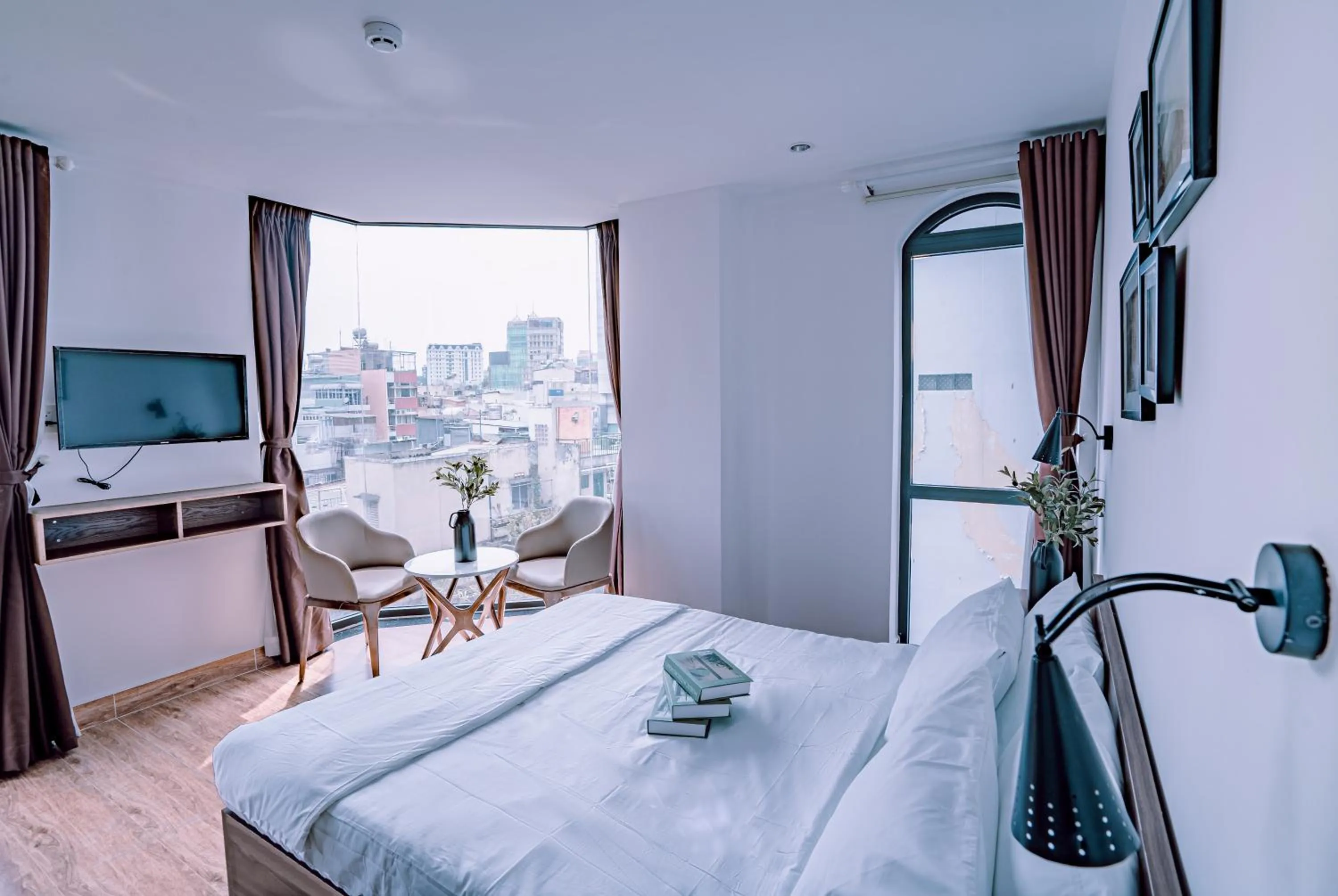 Photo of the whole room, Bed in Mint Hotel Bui Vien Q1