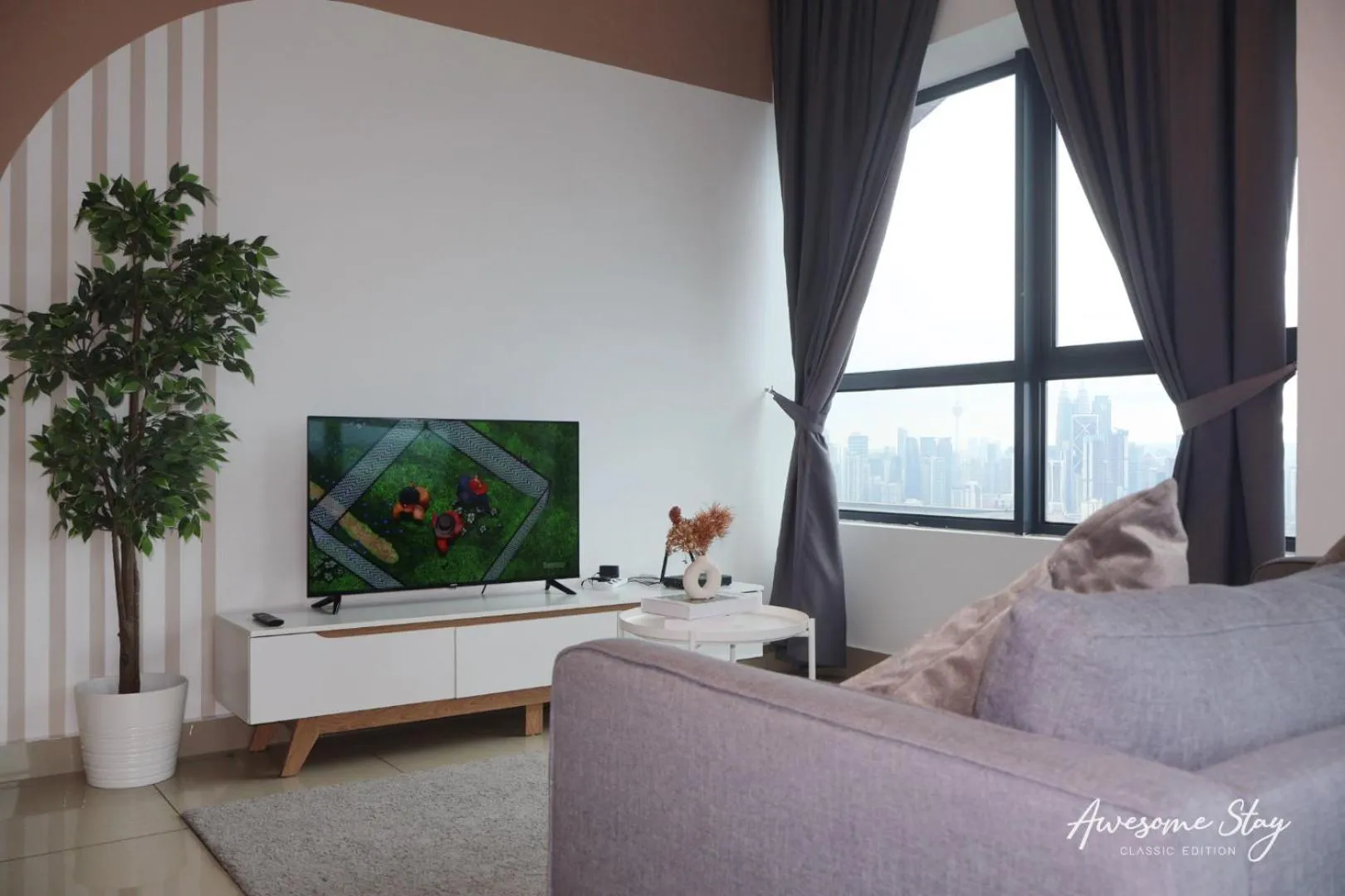 Living room in Arte Plus Ampang By Awesomestay