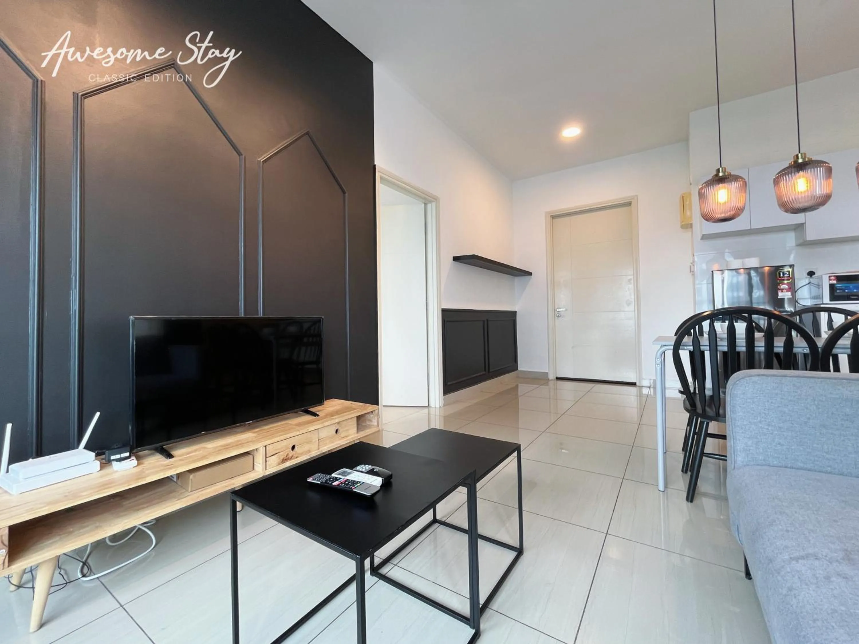 Living room in Arte Plus Ampang By Awesomestay
