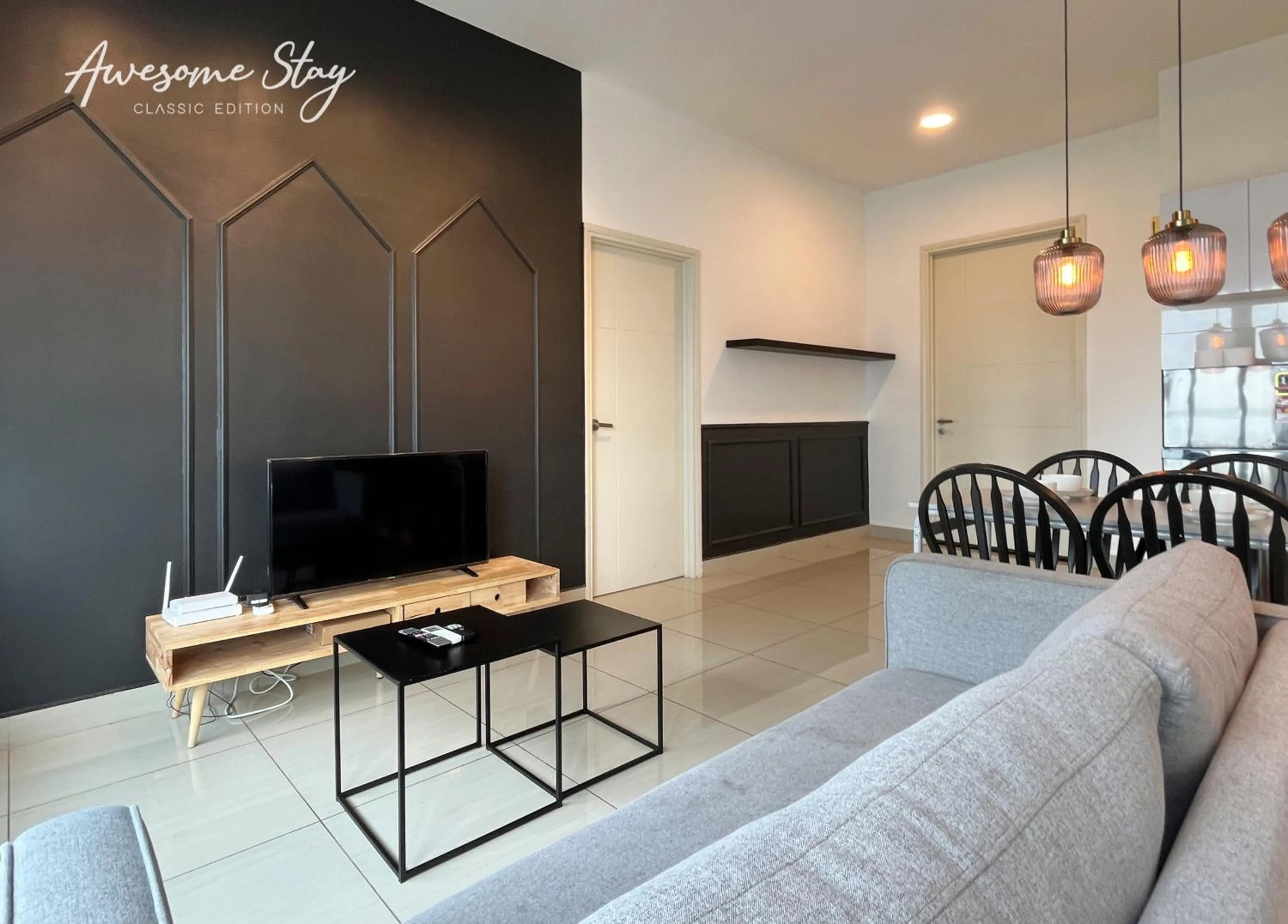 Living room in Arte Plus Ampang By Awesomestay