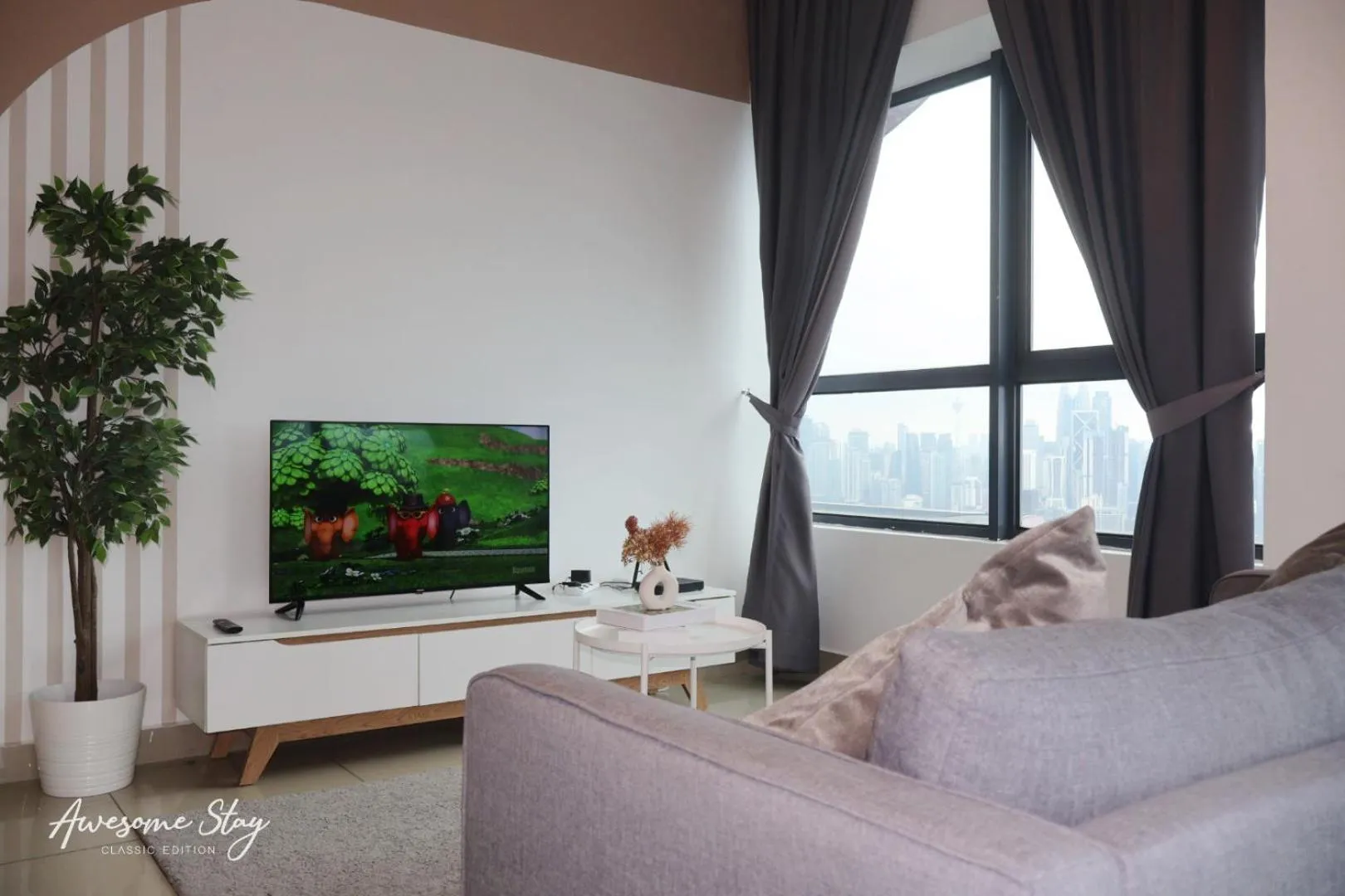 Living room in Arte Plus Ampang By Awesomestay