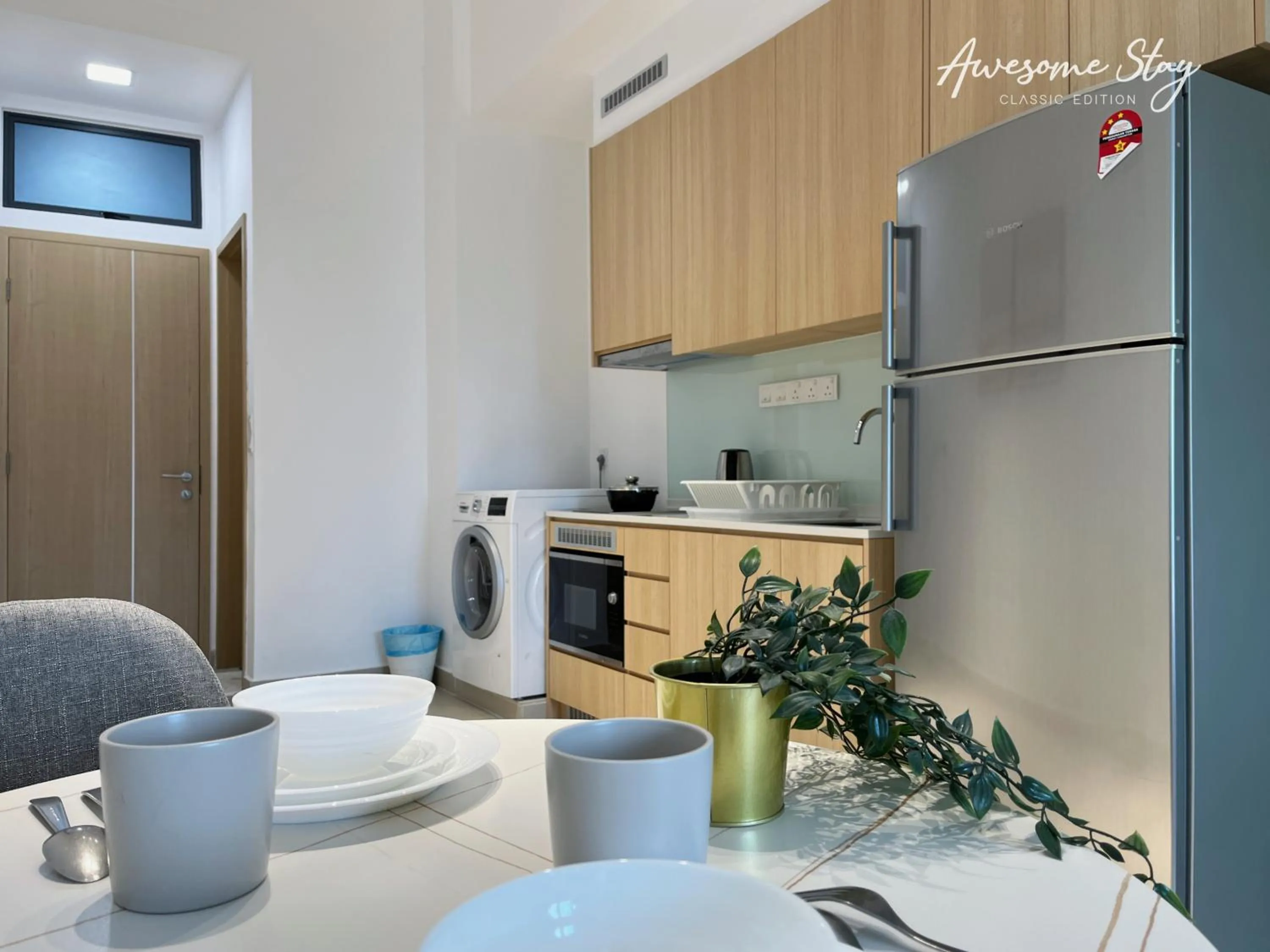 kitchen in The Colony By Infinitum By Awesomestay