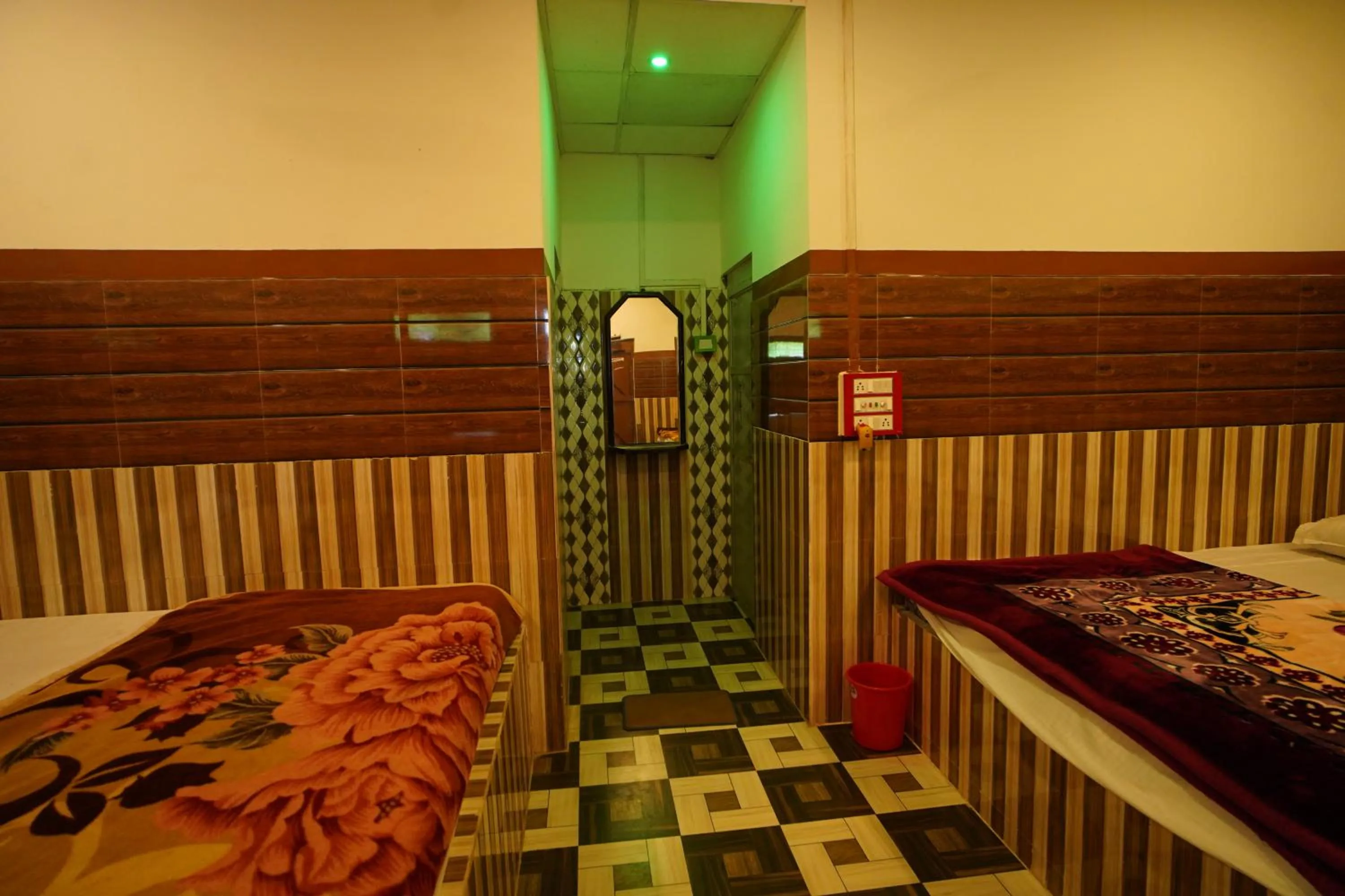 Bed in Lake View Village Resort