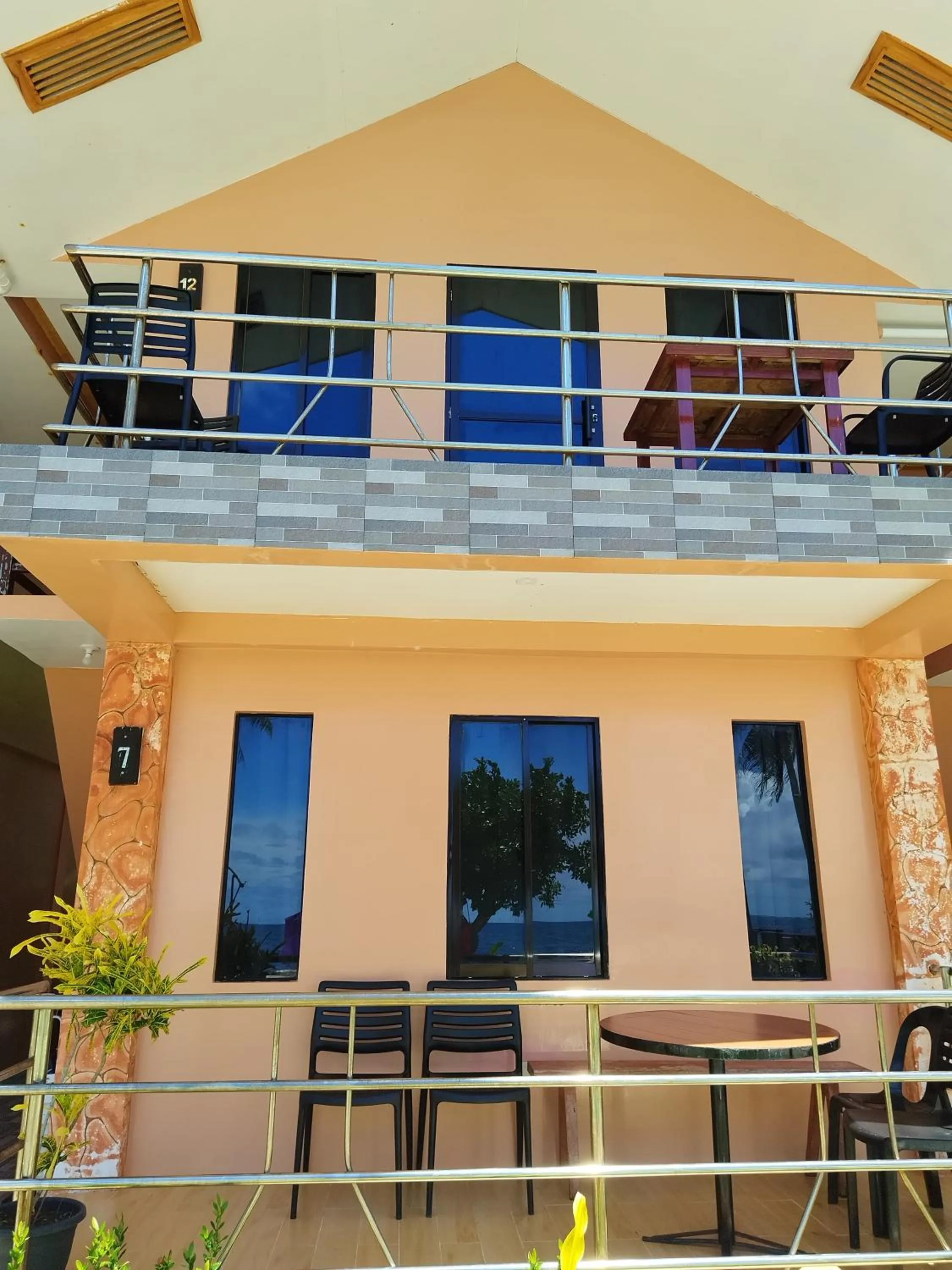 Balcony/Terrace in LANGOJON JIANJOY BEACH RESORT