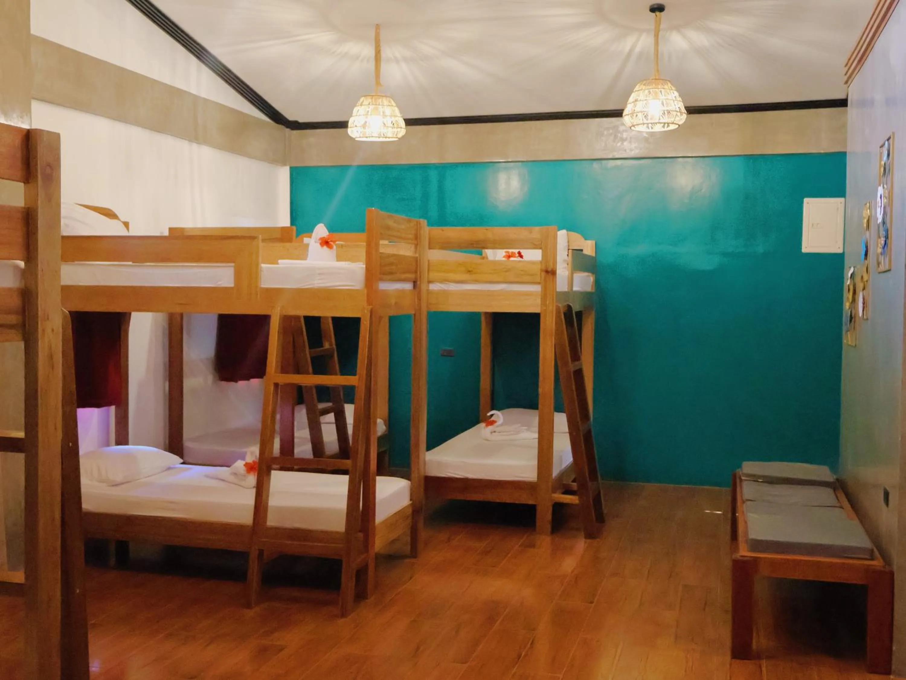 Bed in LANGOJON JIANJOY BEACH RESORT