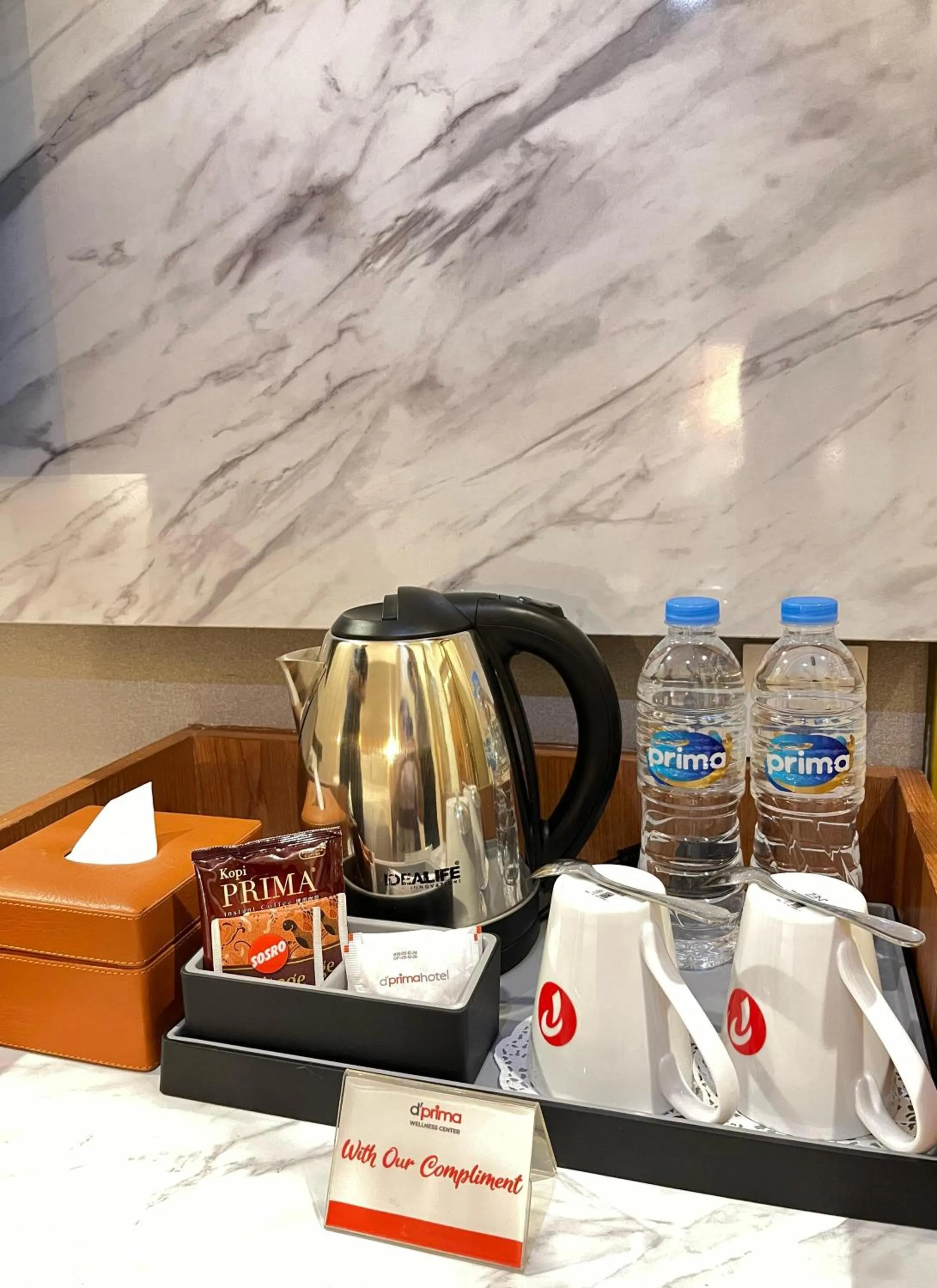 Coffee/tea facilities in d'primahotel Airport Jakarta Terminal 3 Wellness Center