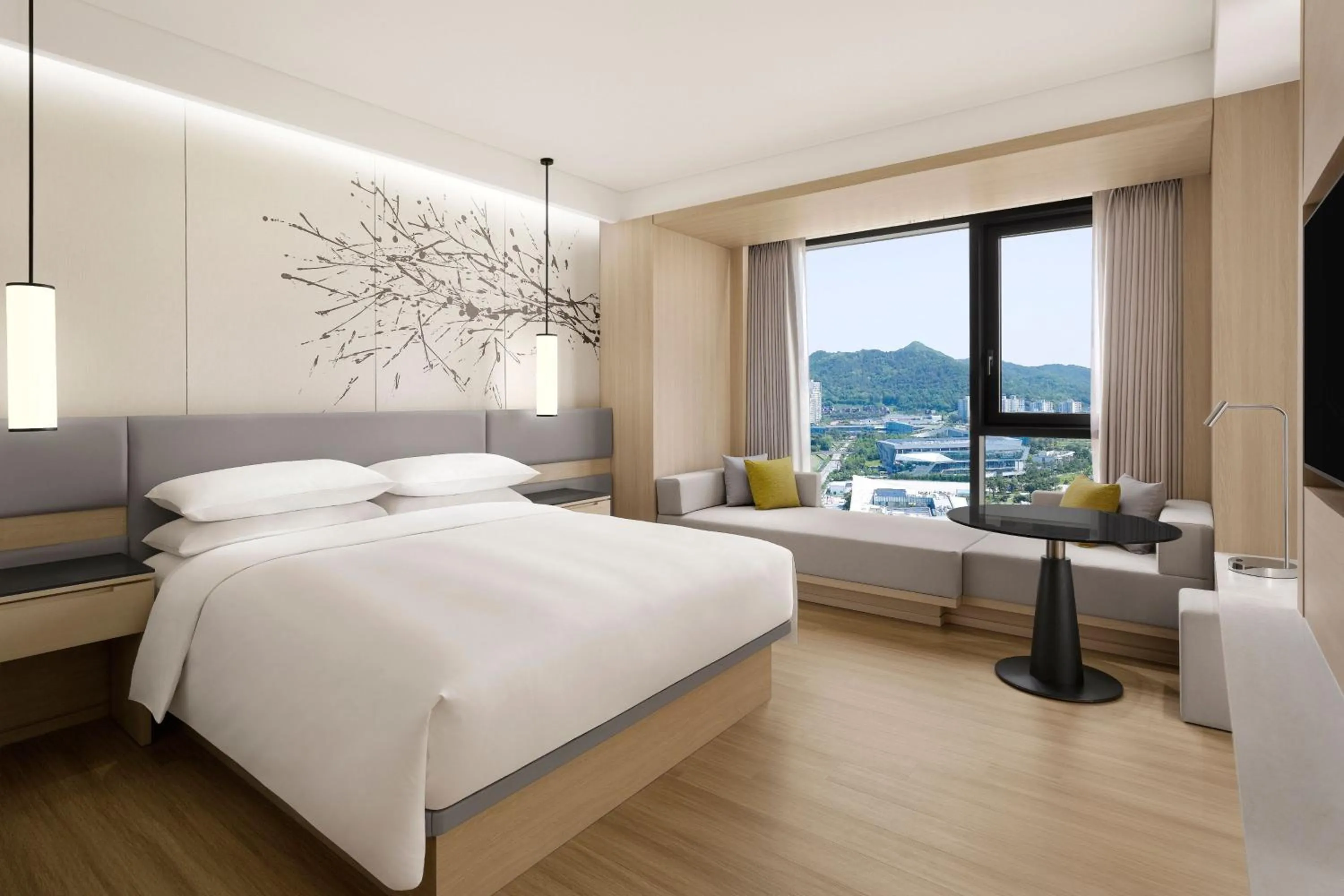 Photo of the whole room, Bed in Courtyard by Marriott Sejong