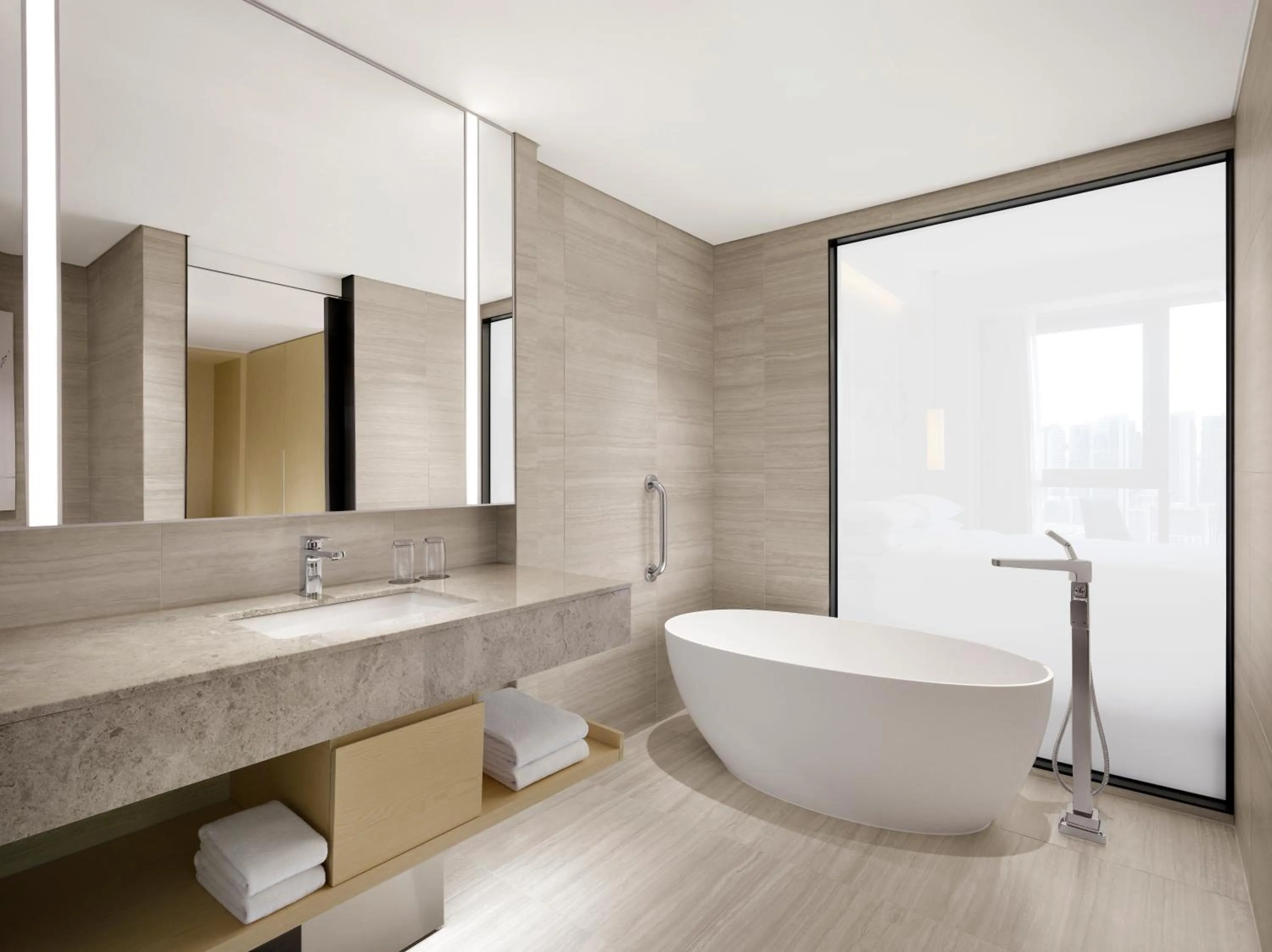 Bathroom in Courtyard by Marriott Sejong