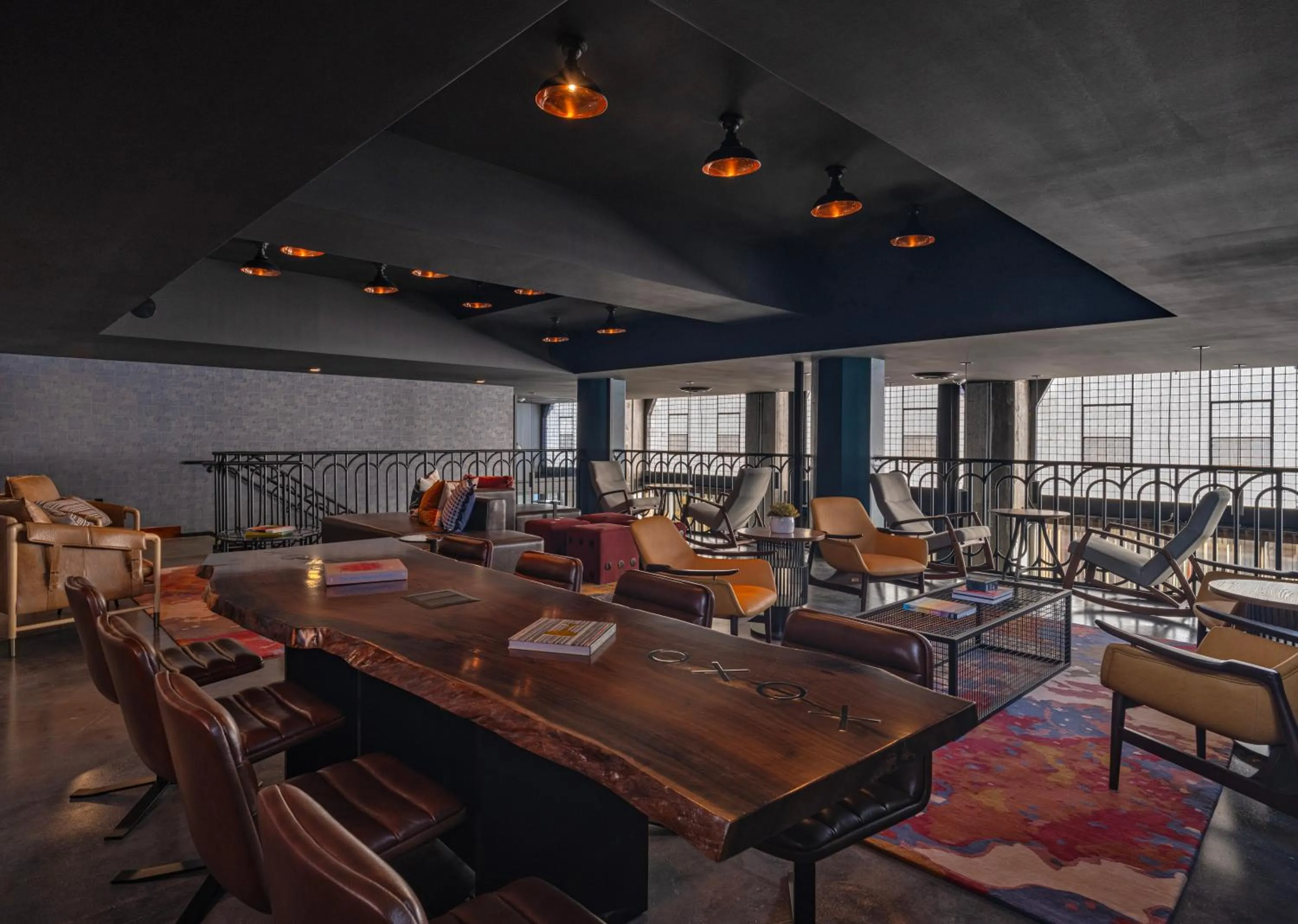 Library in Moxy Phoenix Downtown