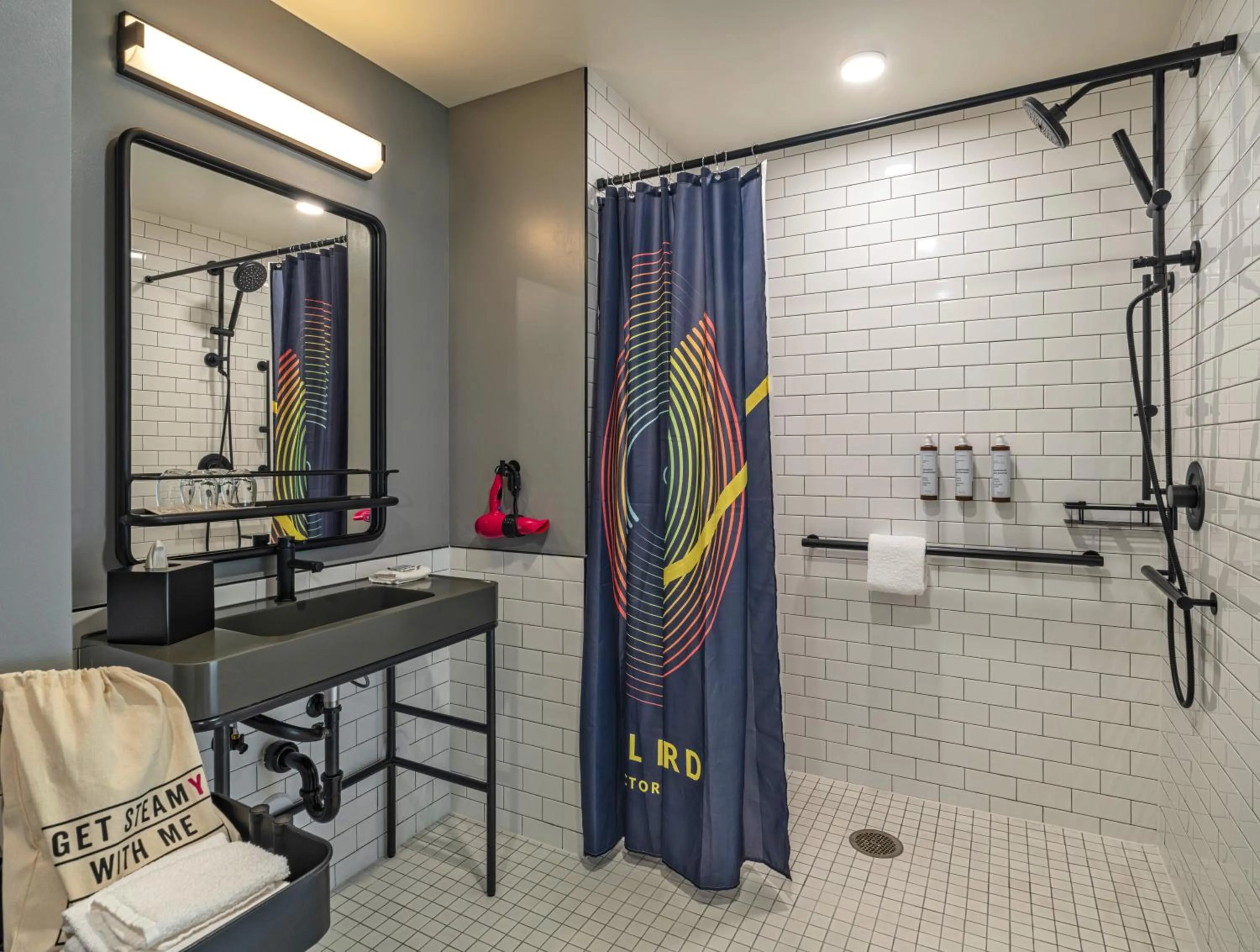 Shower in Moxy Phoenix Downtown