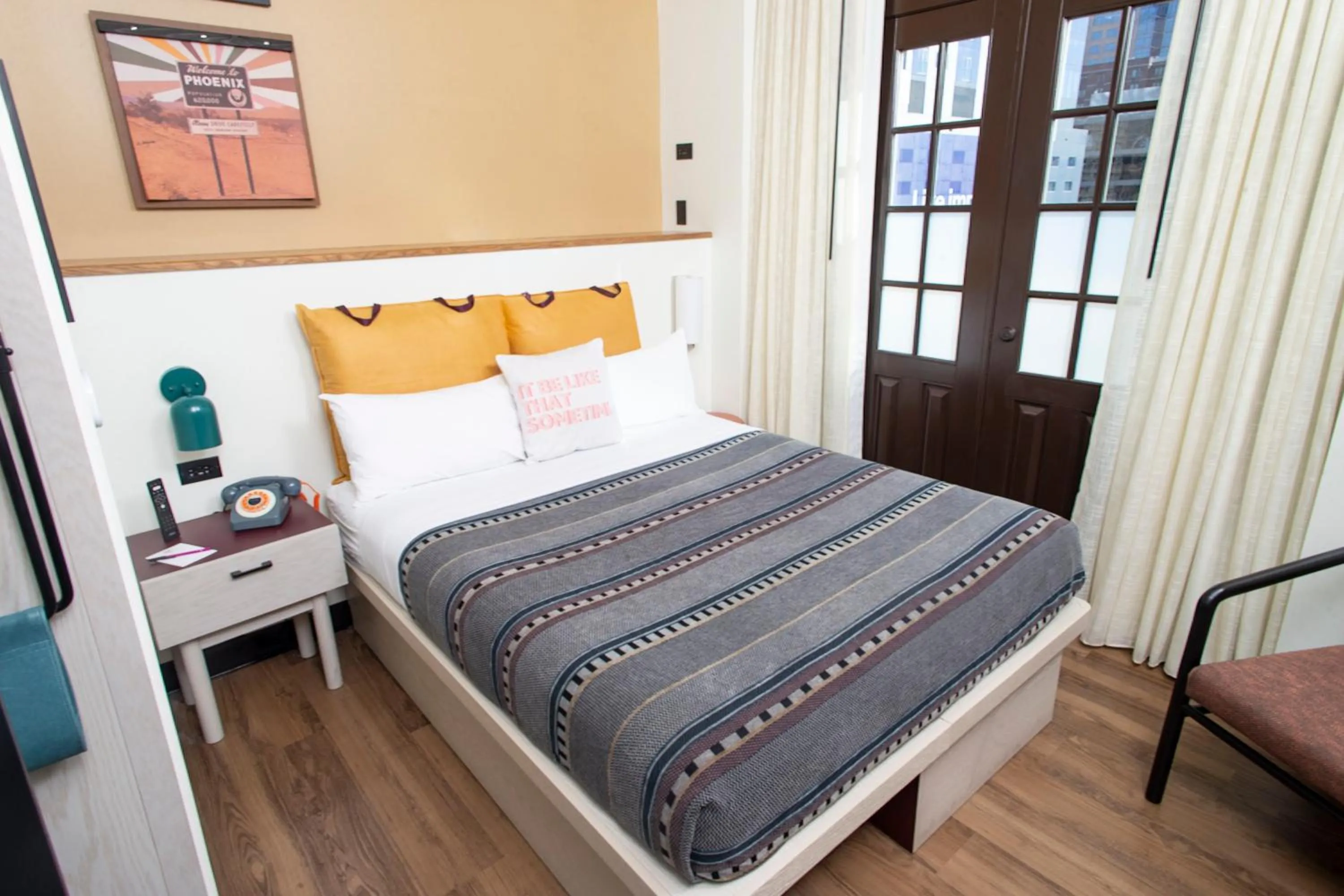 Bedroom, Bed in Moxy Phoenix Downtown