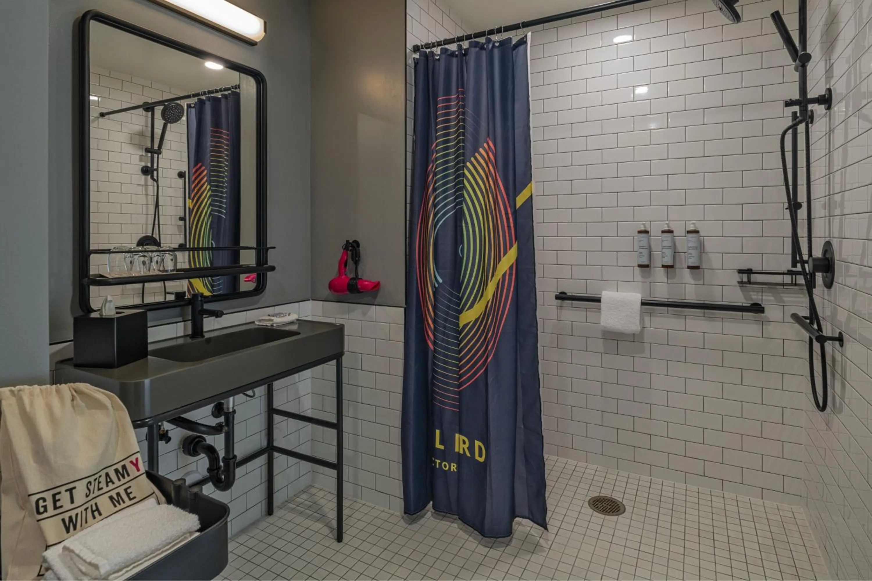 Bathroom in Moxy Phoenix Downtown