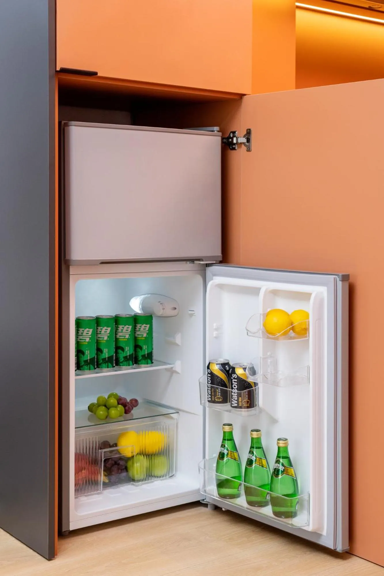 Kitchen or kitchenette in base-Beijing Wangfujing Serviced Apartment- in Hutong &Bike rental &Close to Forbidden City, Tian'anmen Square &Subway nearby &Free coffee &Washing machine,Kitchen &Restaurant discount &English speaking &High speed free WiFi