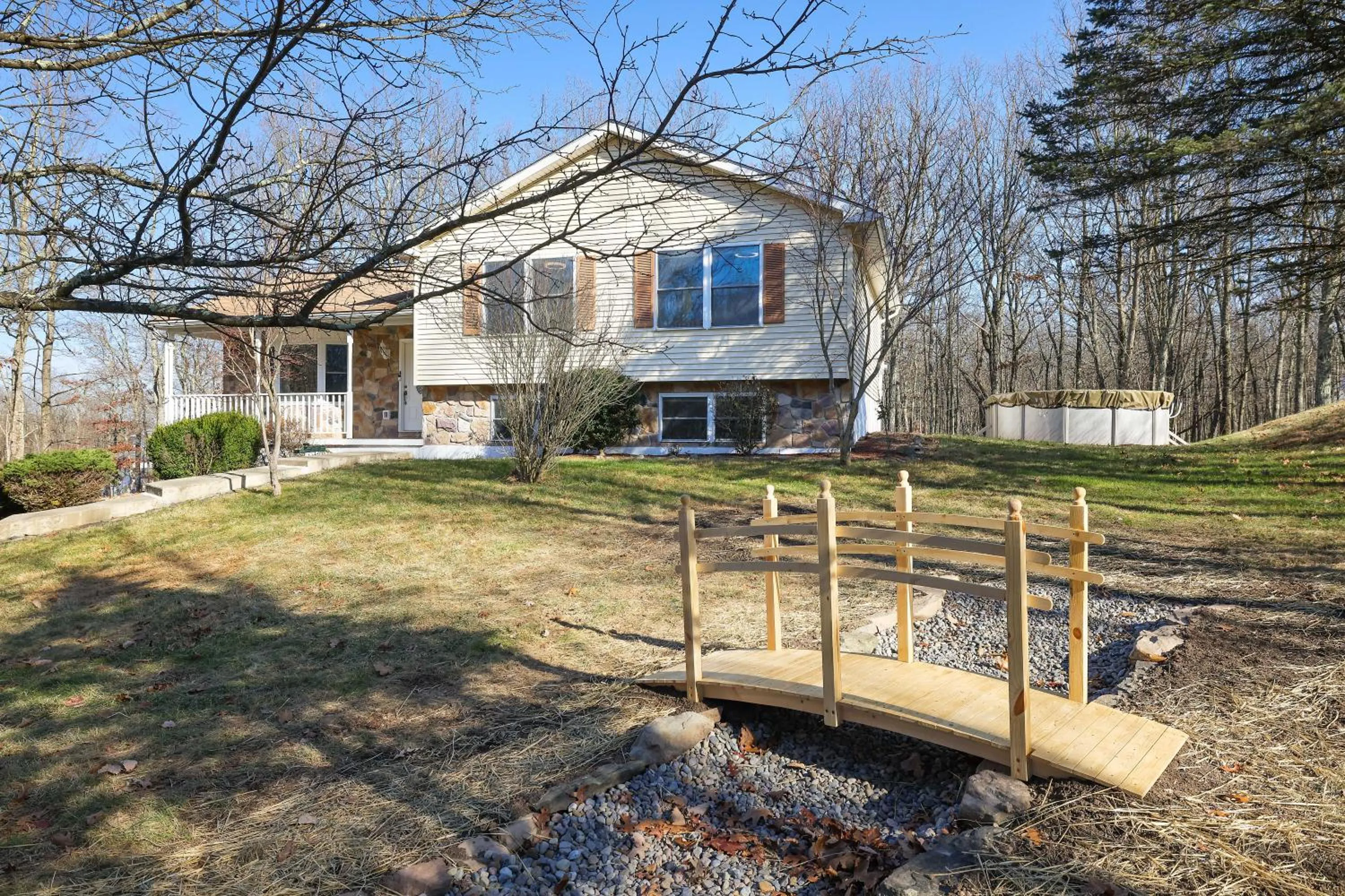 Garden in Stunning Poconos Villa- Hot Tub, Pool, Game Room, BBQ & more