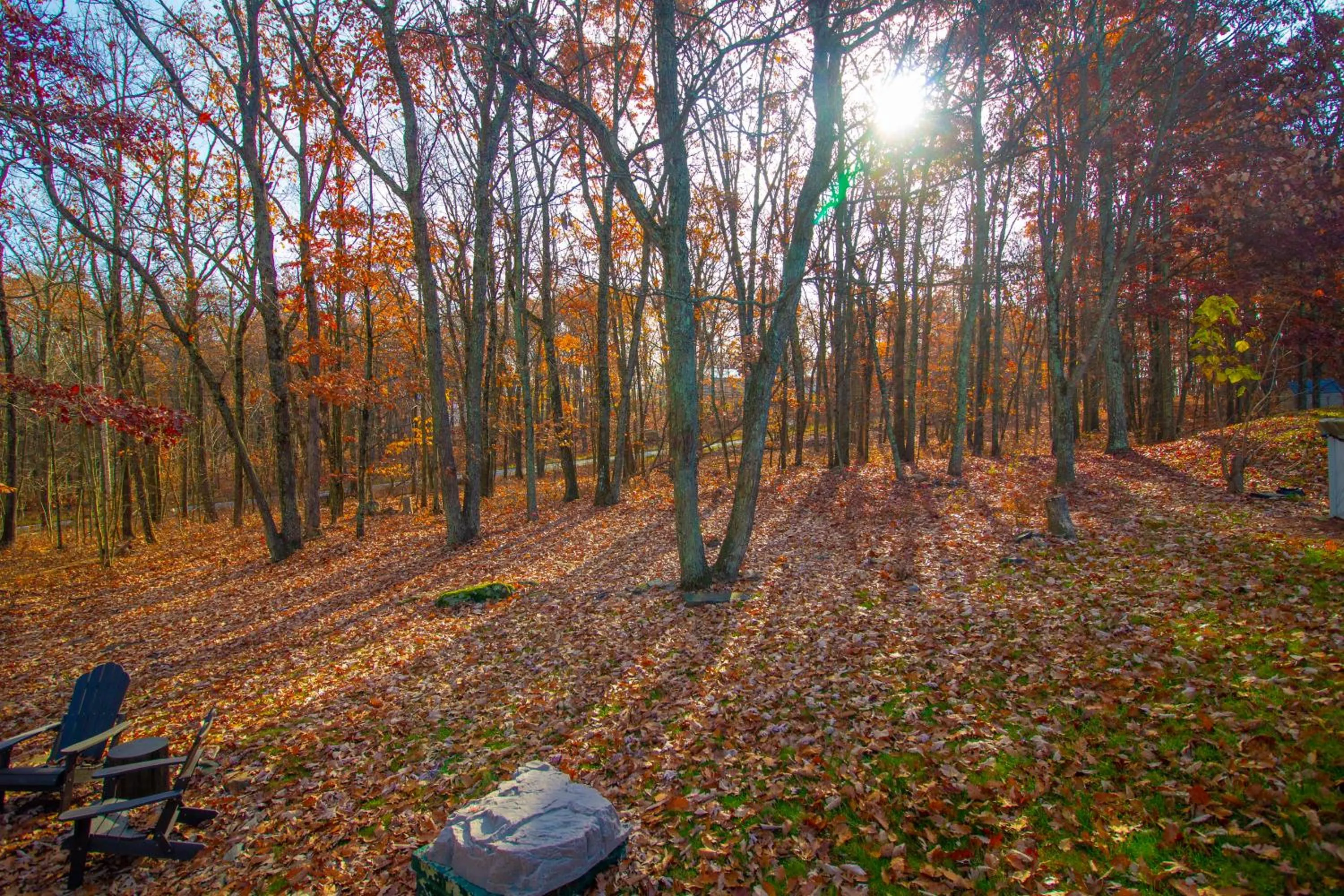 Garden in Stunning Poconos Villa- Hot Tub, Pool, Game Room, BBQ & more