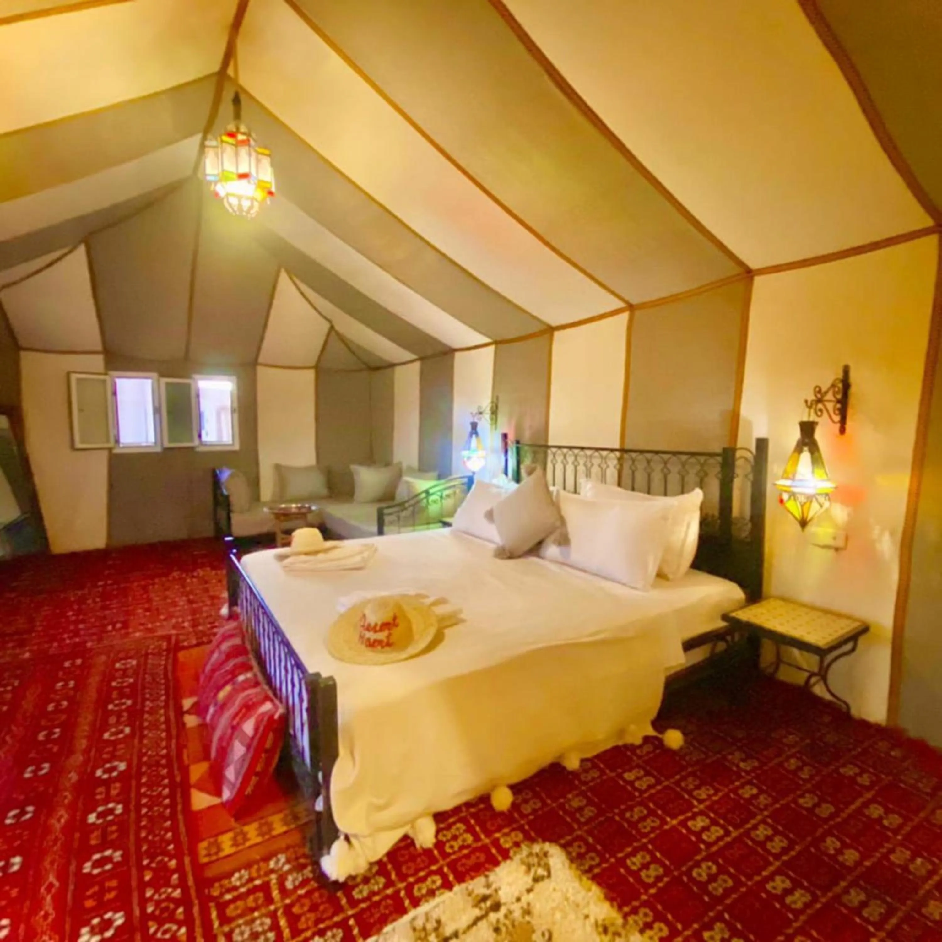 Bed in Merzouga heart camp