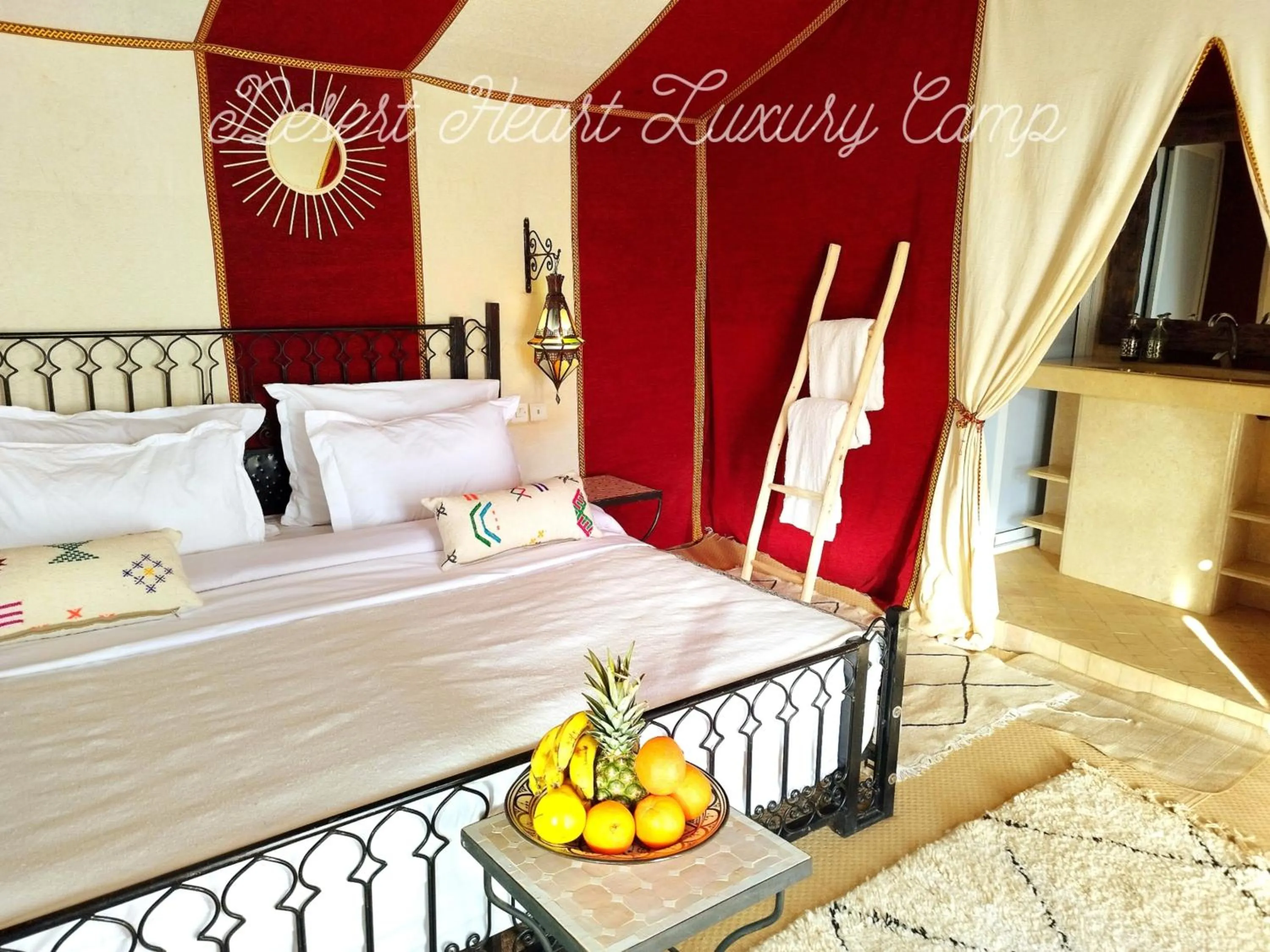 Bed in Merzouga heart camp