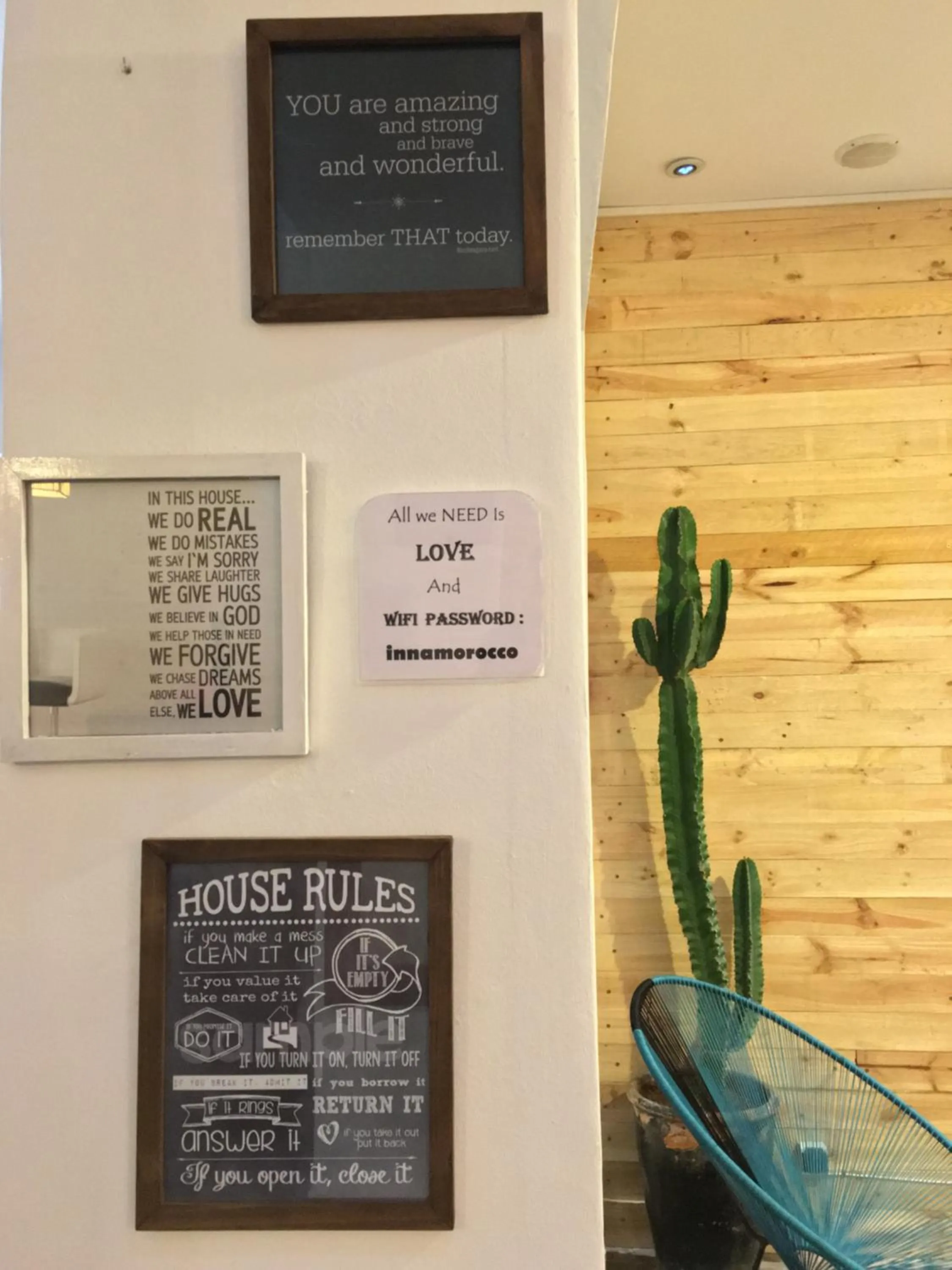 Lobby or reception in Riad Inna & Watersports Center