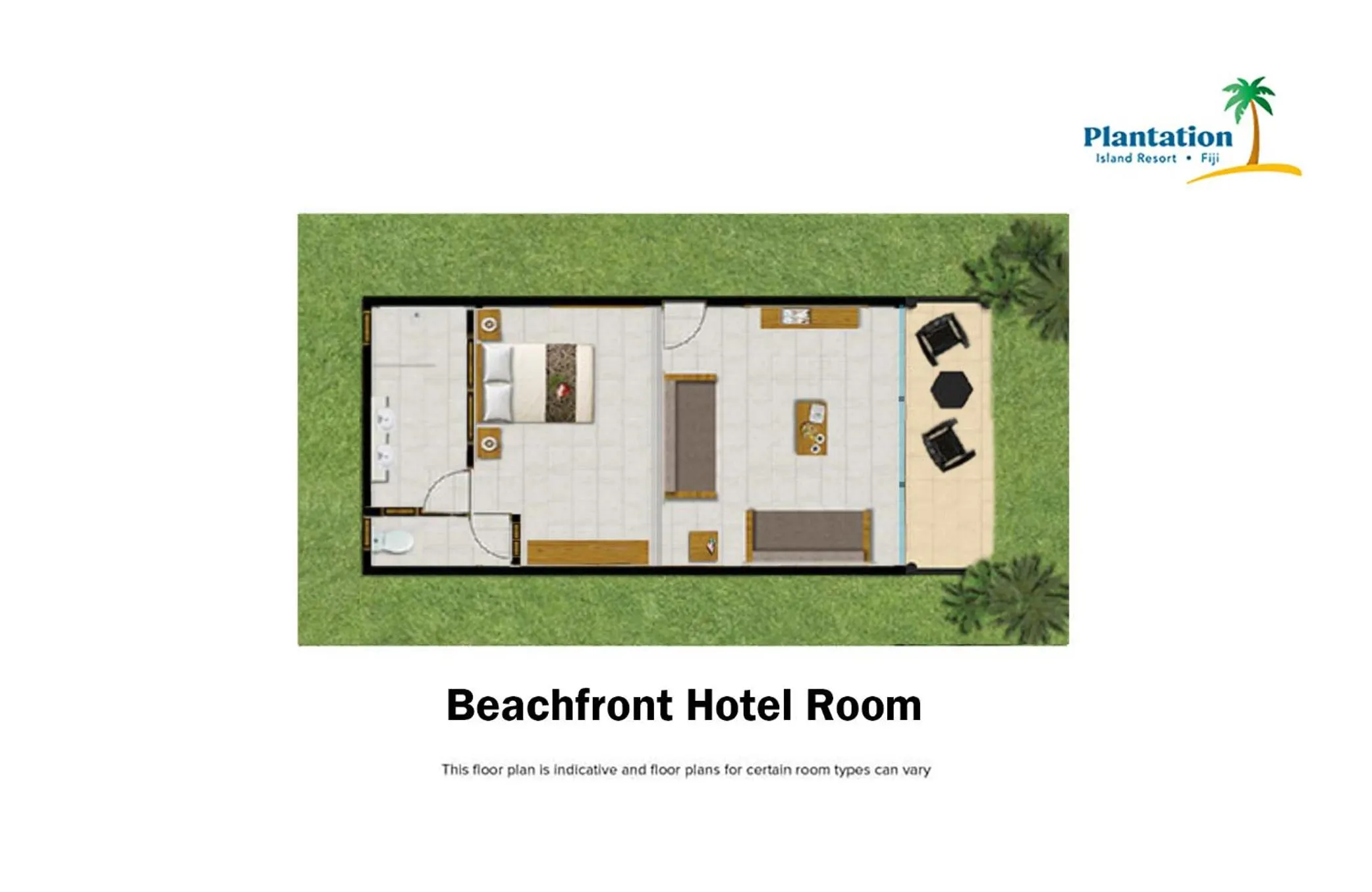 Floor plan in Plantation Island Resort