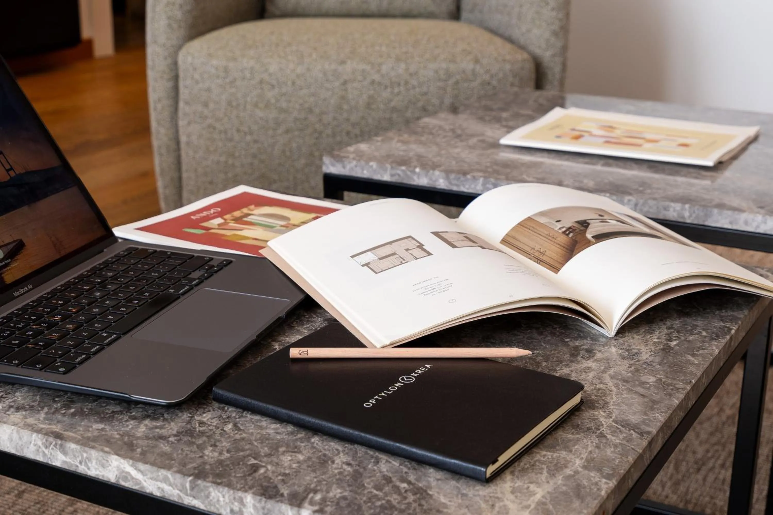 Living room in Ando Living Taksim House