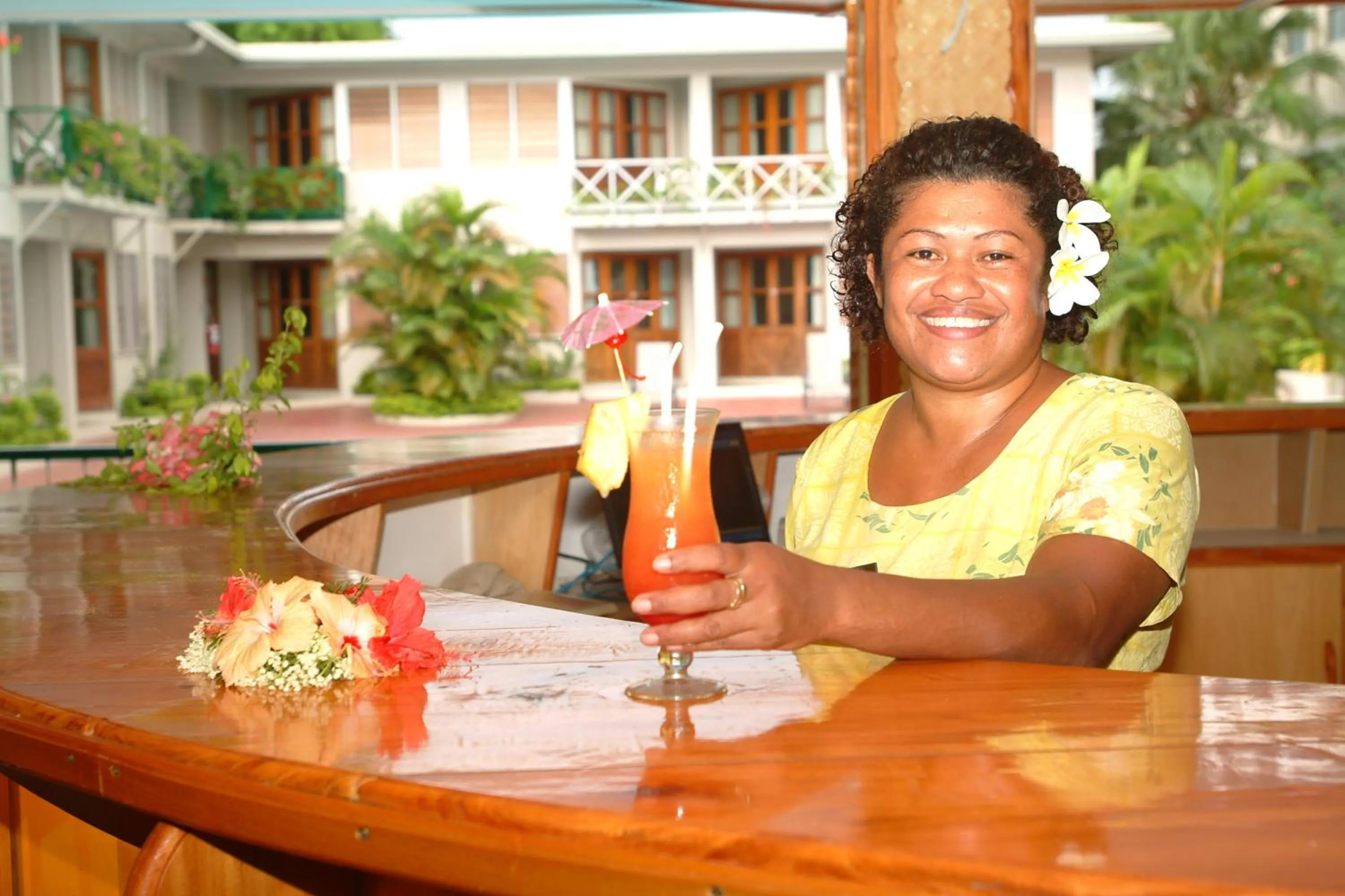 People in Hexagon International Hotel, Villas & Spa