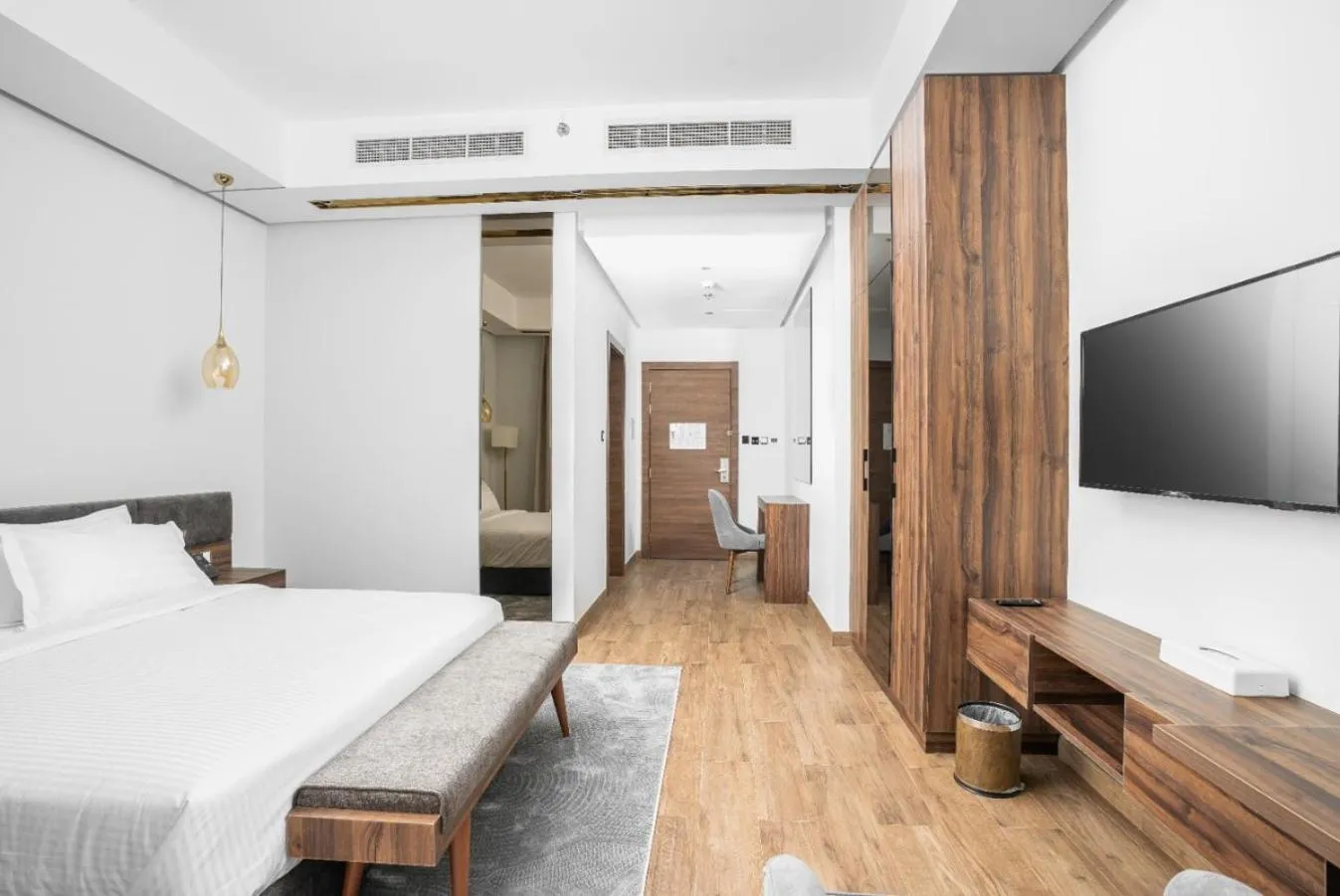 Bed in AKASIYA HOTEL