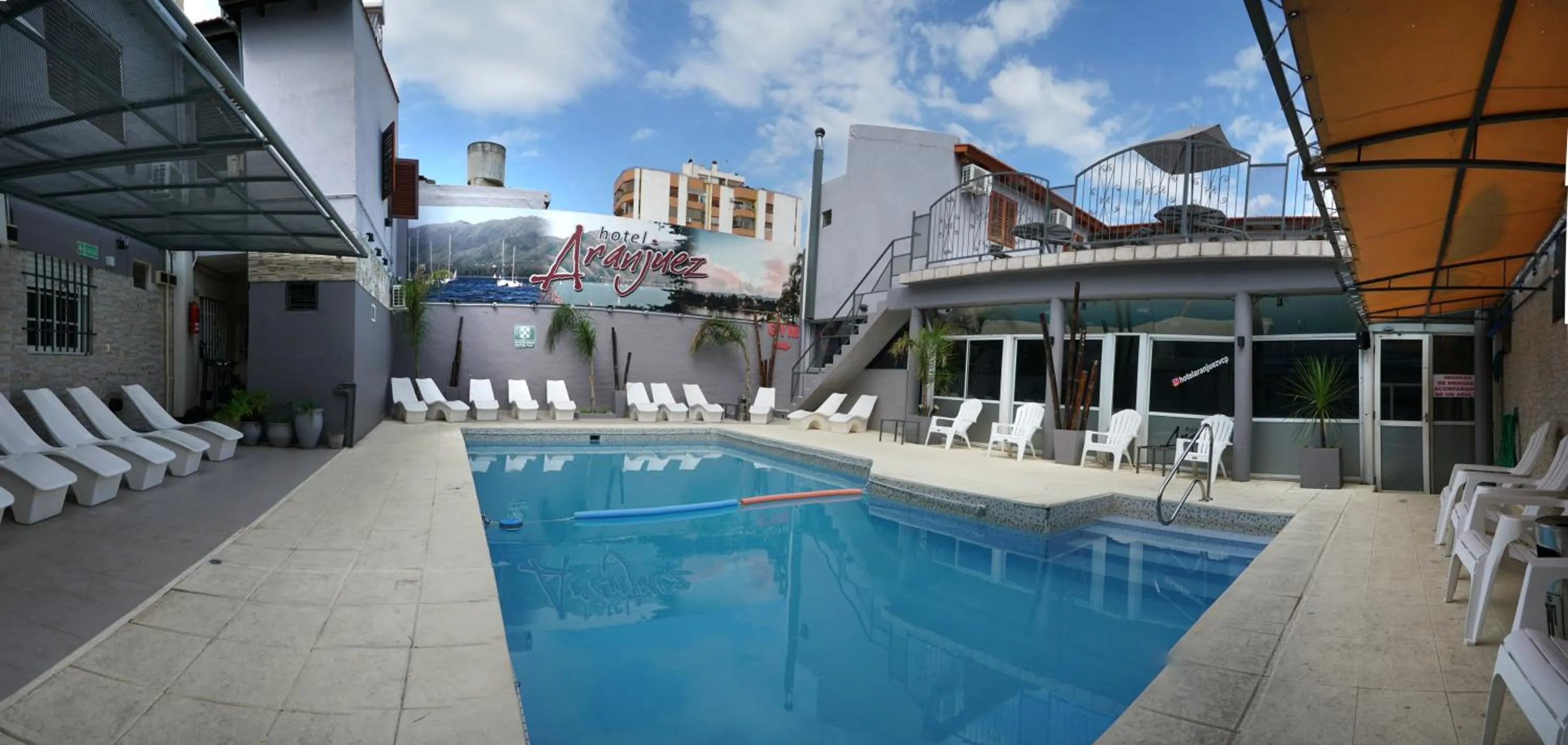Inner courtyard view in Aranjuez Real
