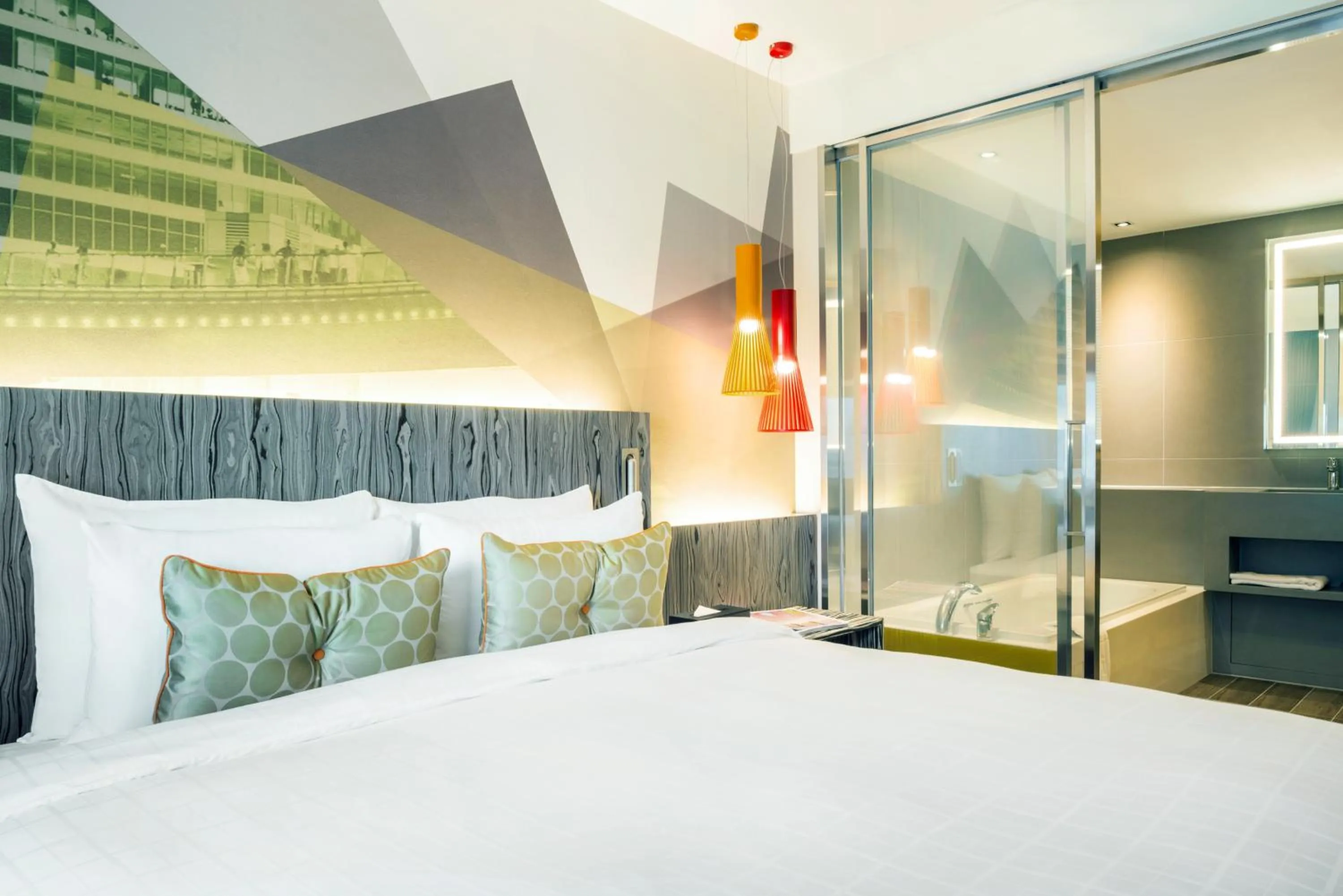 Bed in Ibis Styles Ambassador Seoul Gangnam