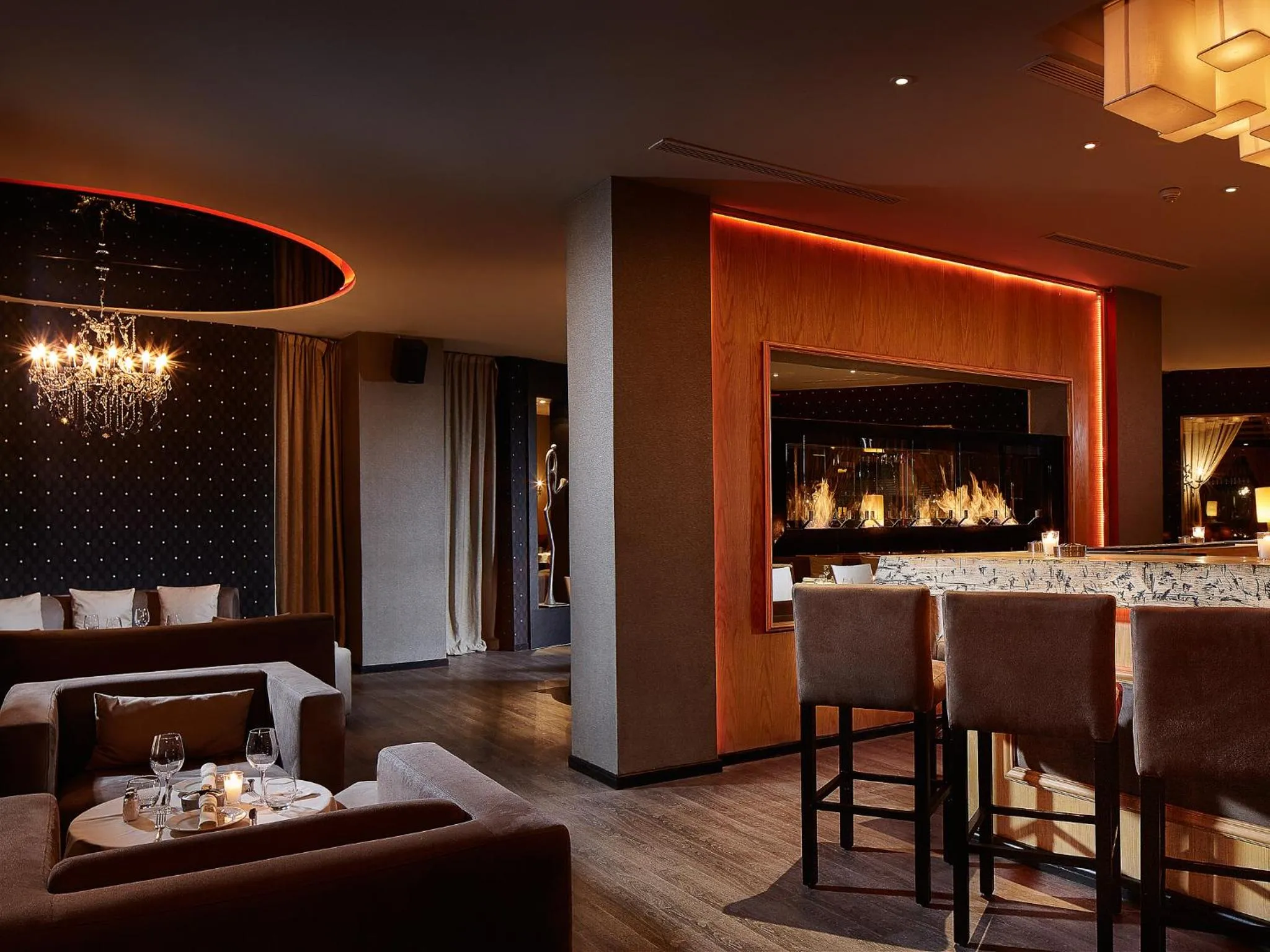 Lounge or bar in Villa Blanca Urban Hotel