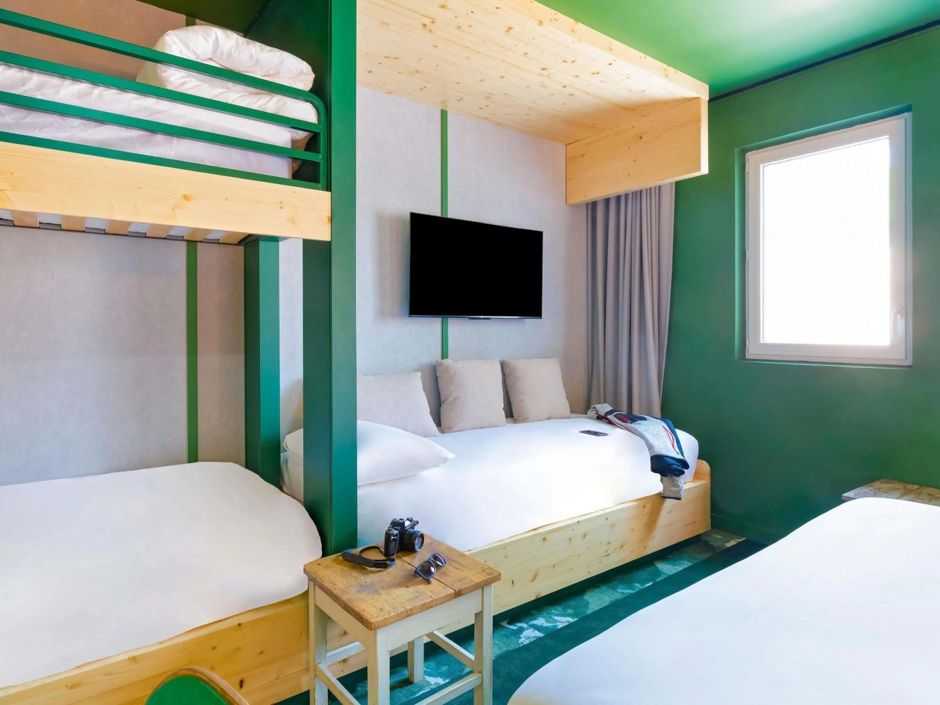 Bedroom, Bed in greet hotel Salon de Provence