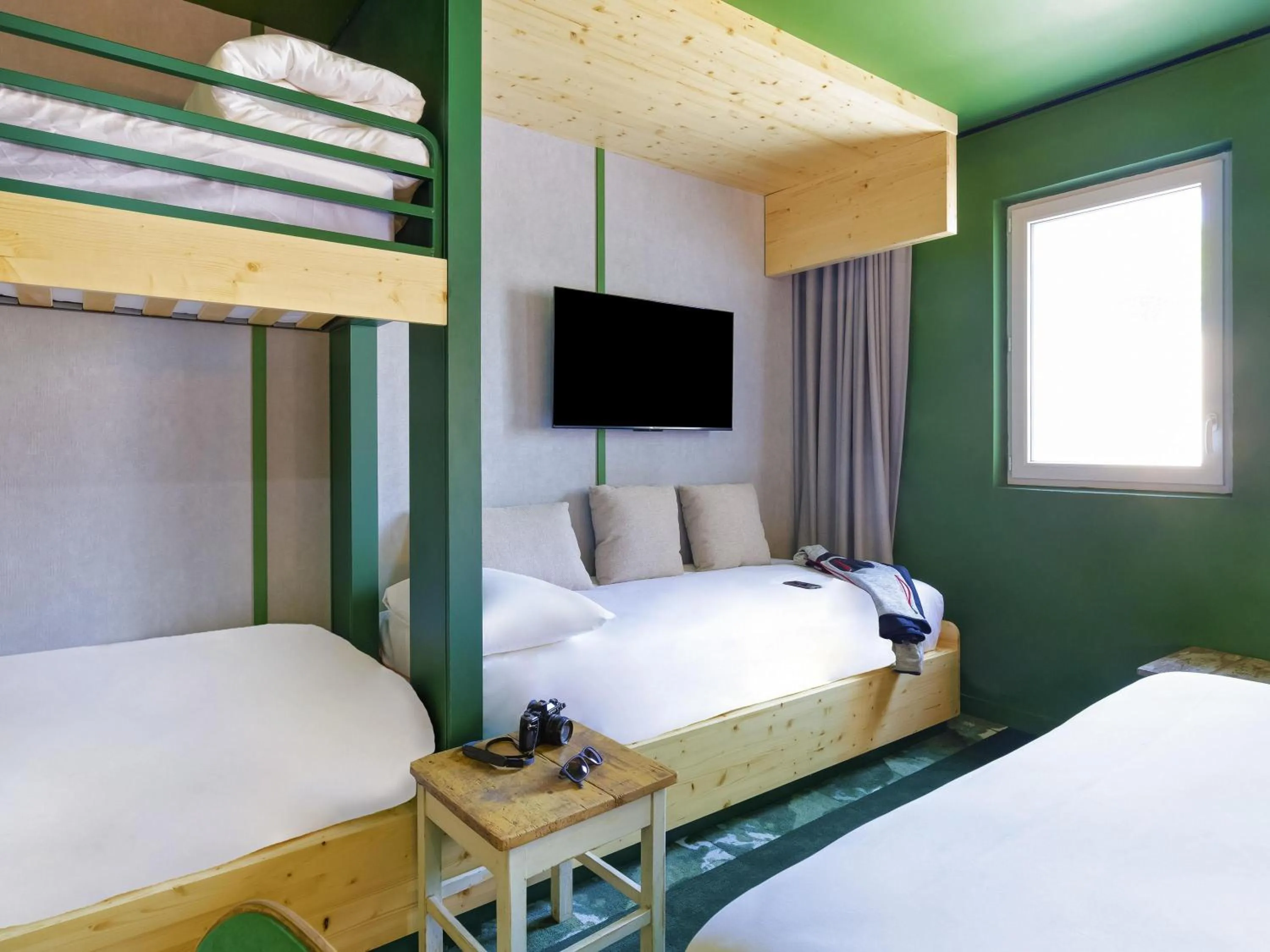 Bedroom, Bed in greet hotel Salon de Provence