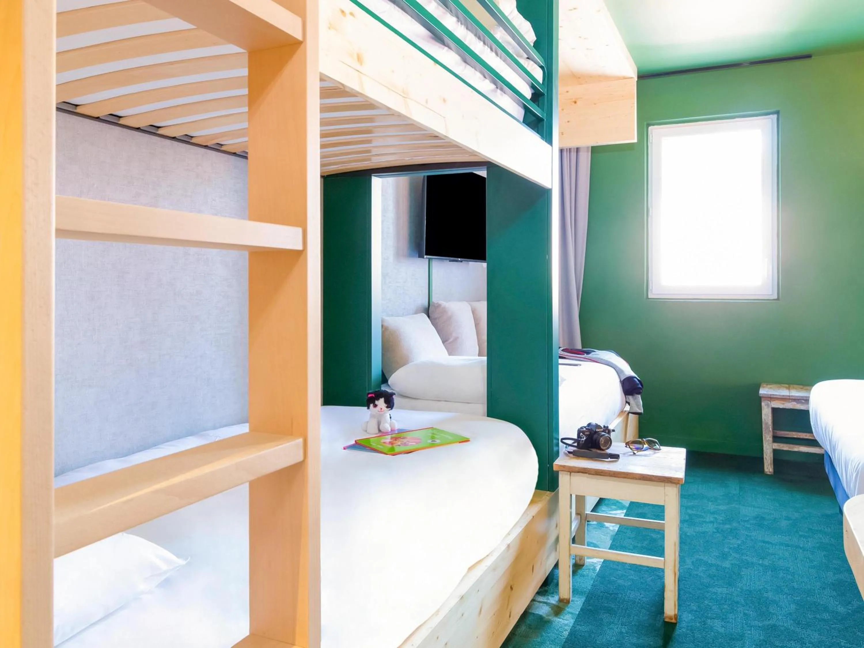 Bedroom, Bed in greet hotel Salon de Provence