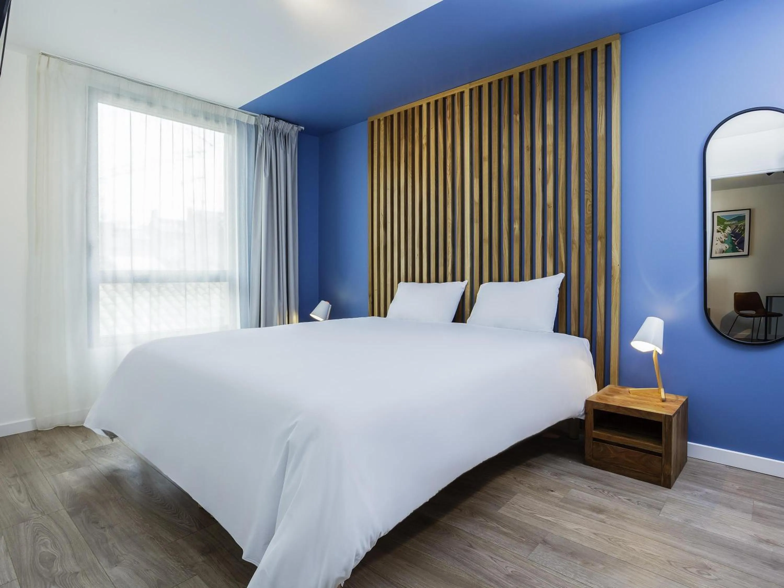 Bedroom, Bed in Aparthotel Adagio Montpellier Centre Comedie