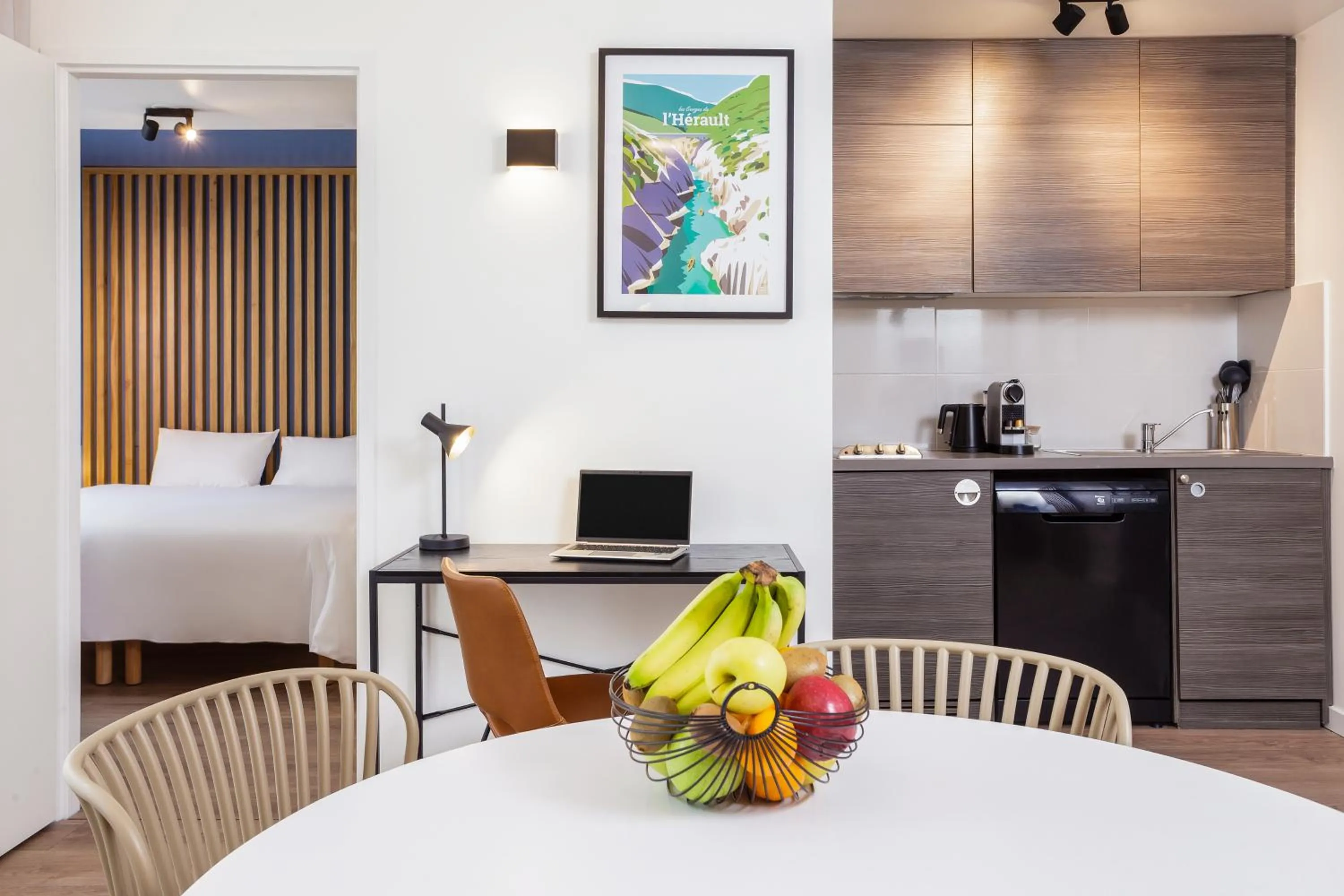 Living room in Aparthotel Adagio Montpellier Centre Comedie