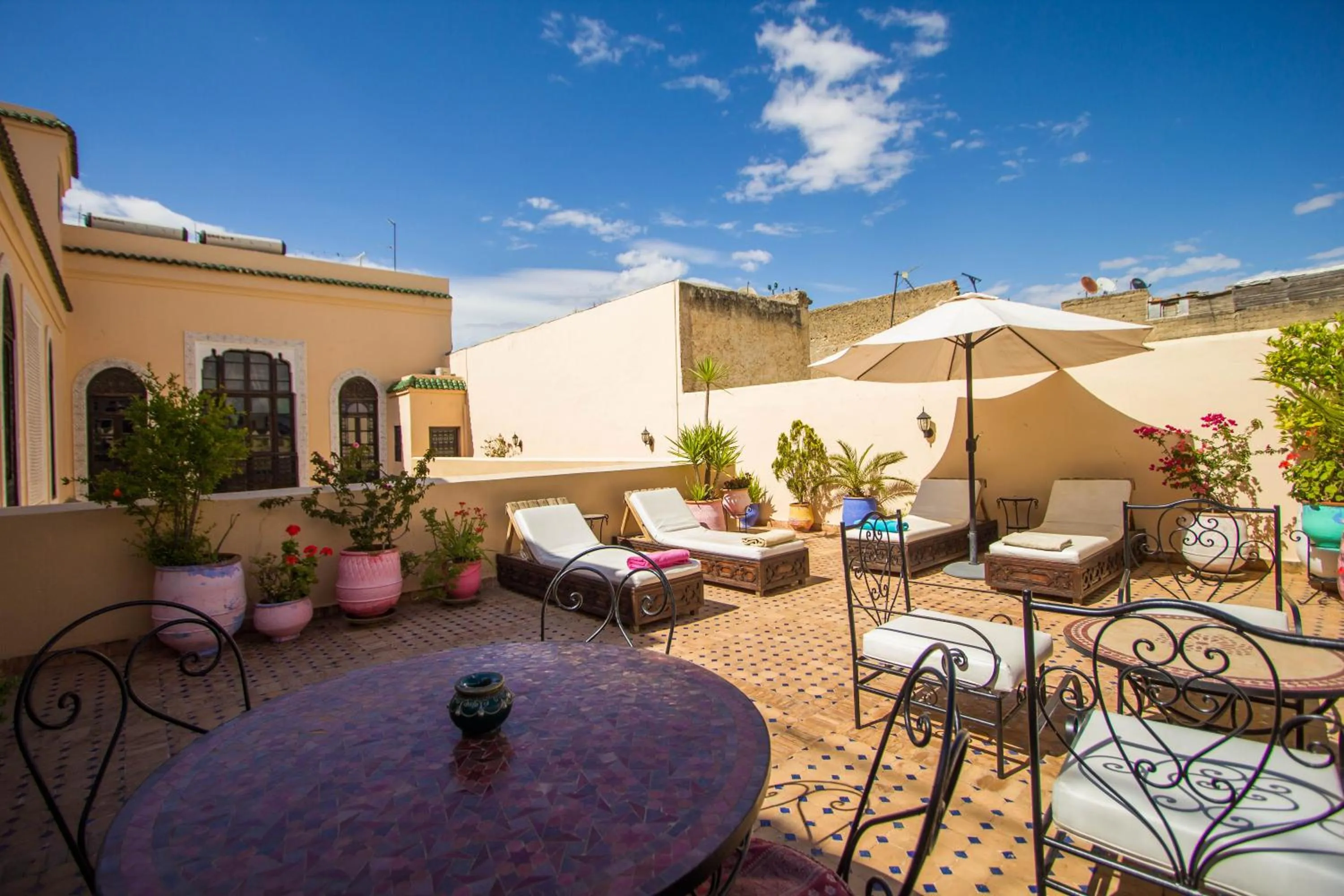 Patio in Riad Fes Baraka & SPA