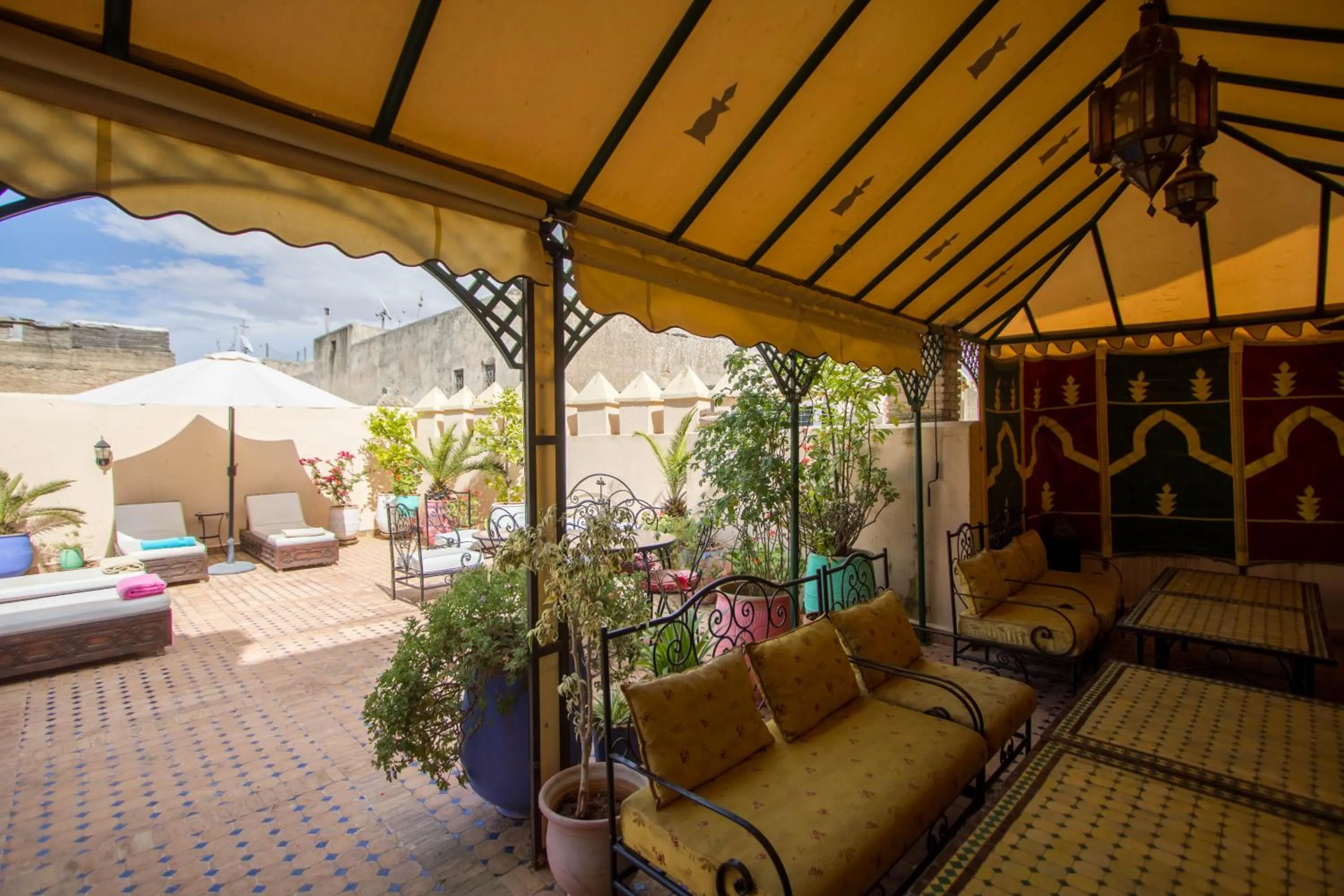 Patio in Riad Fes Baraka & SPA