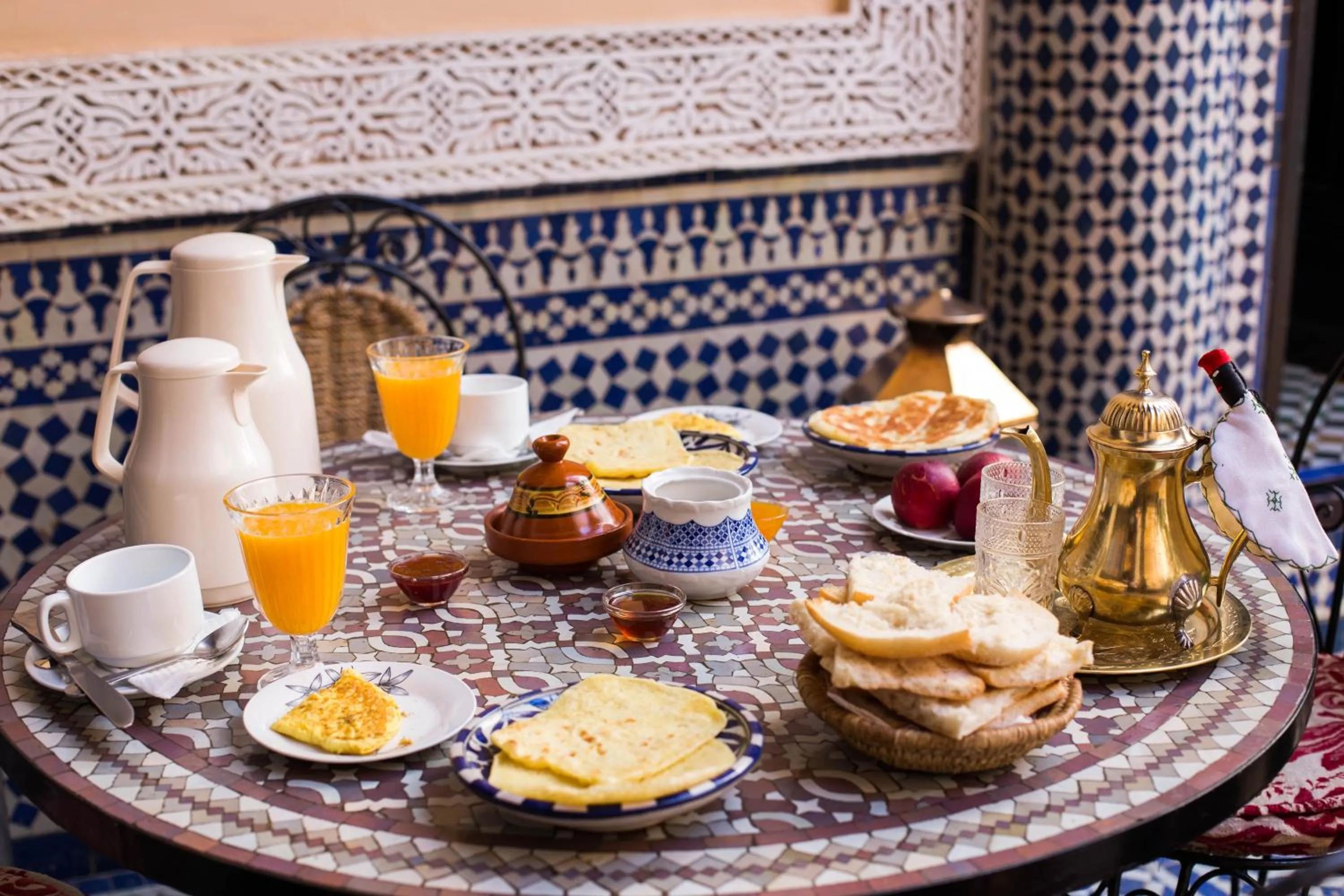Patio in Riad Fes Baraka & SPA