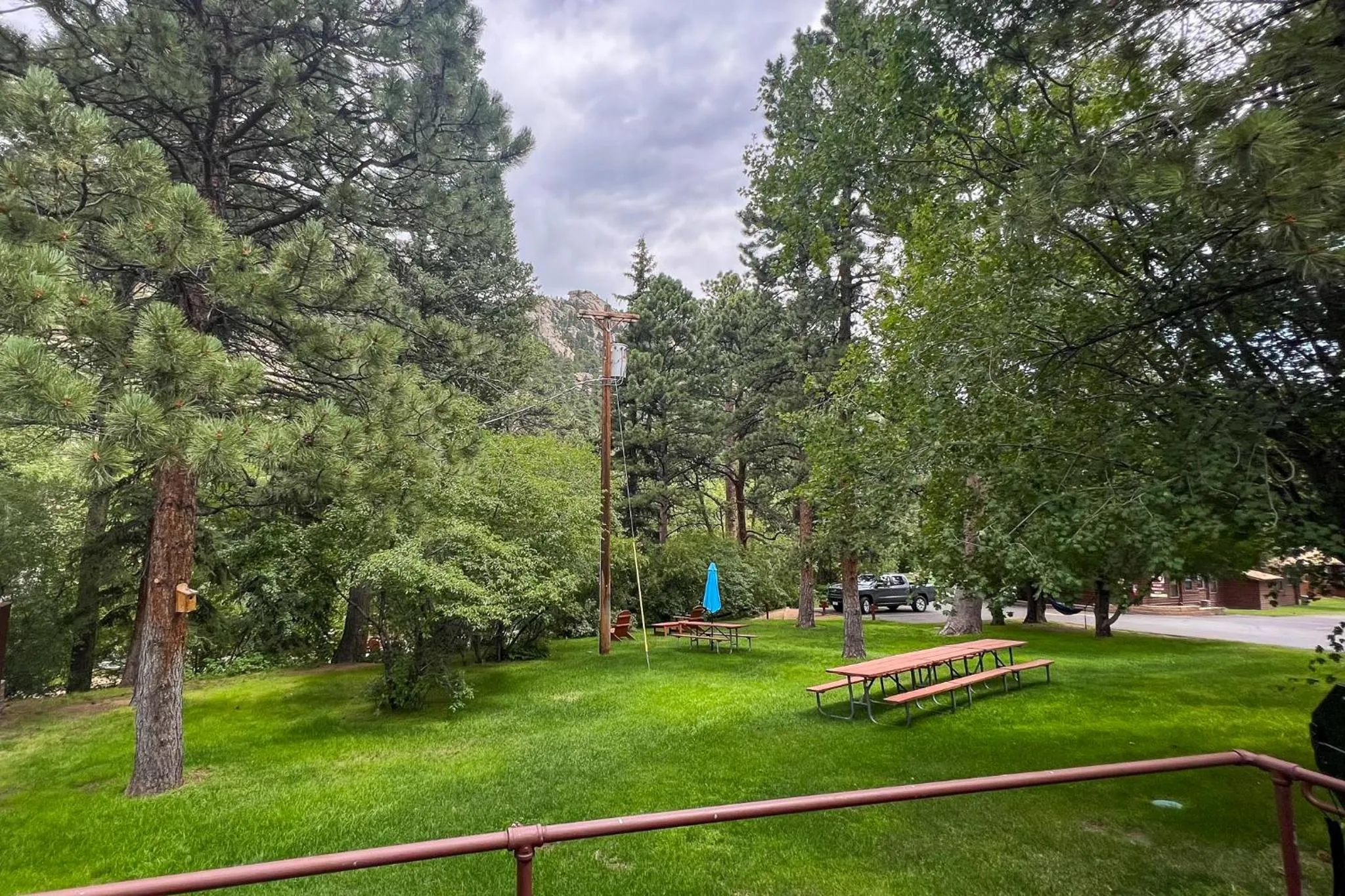 Natural landscape in Castle Mountain Lodge