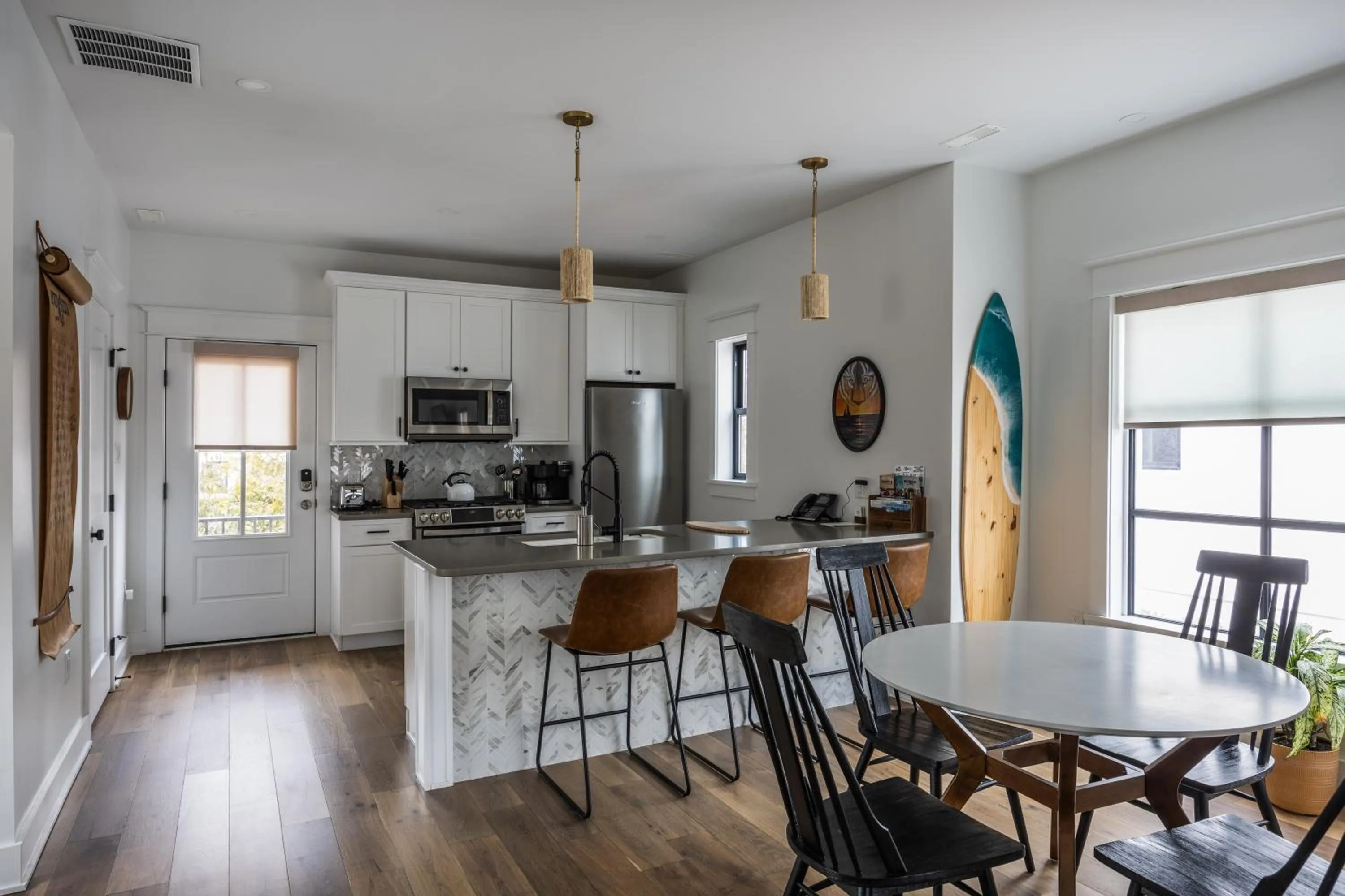 Dining area in The Hen Houses