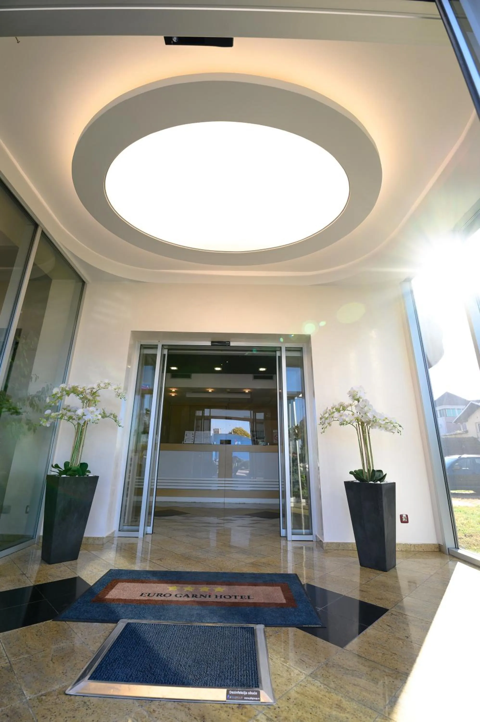 Lobby or reception in Euro Garni Hotel