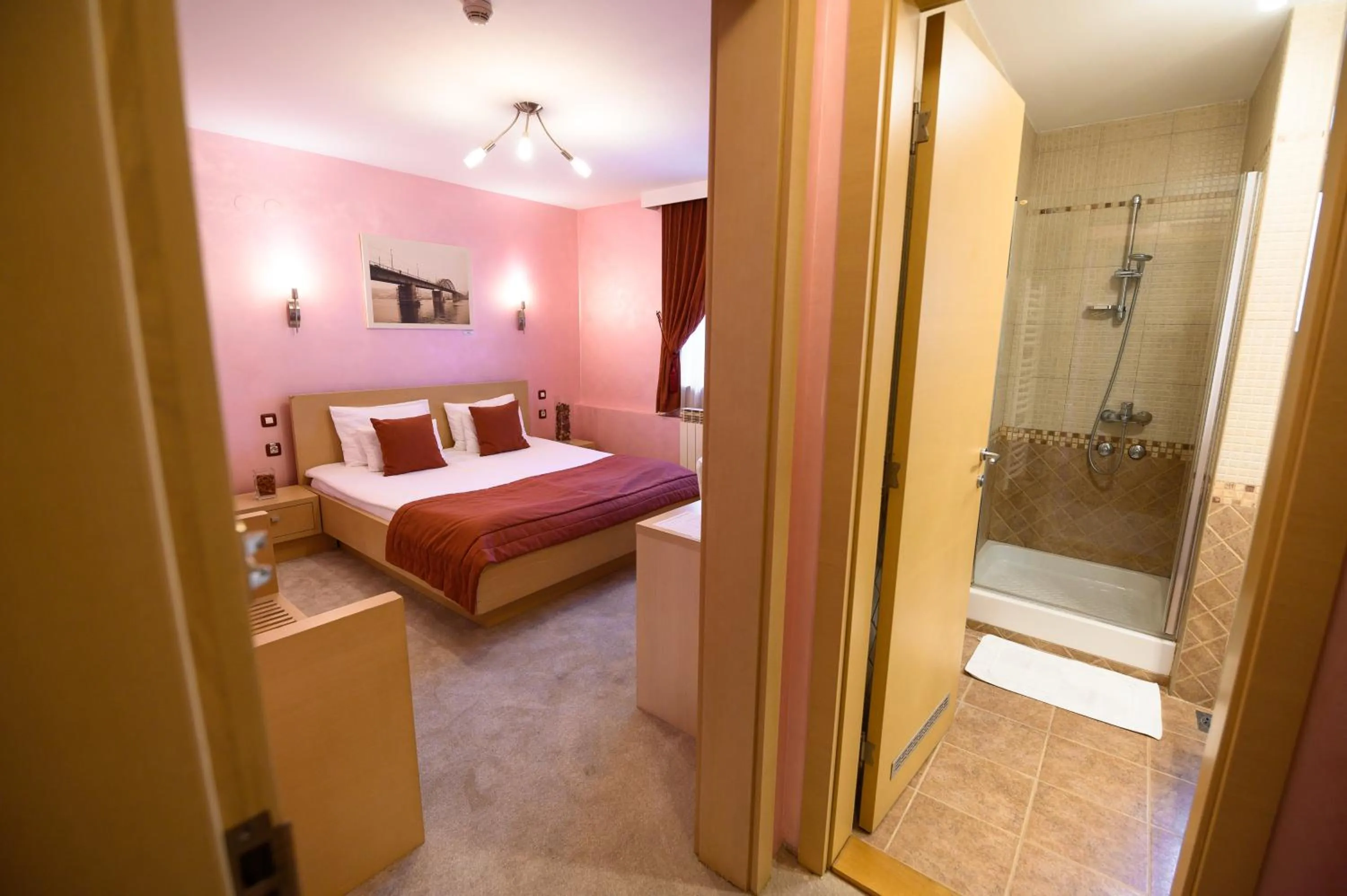Photo of the whole room, Bed in Euro Garni Hotel