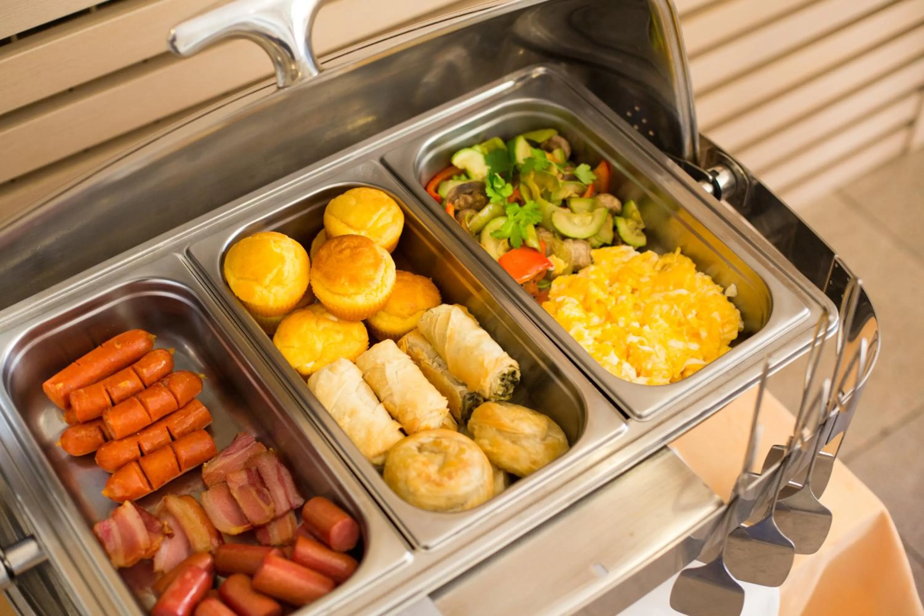 Buffet breakfast in Euro Garni Hotel