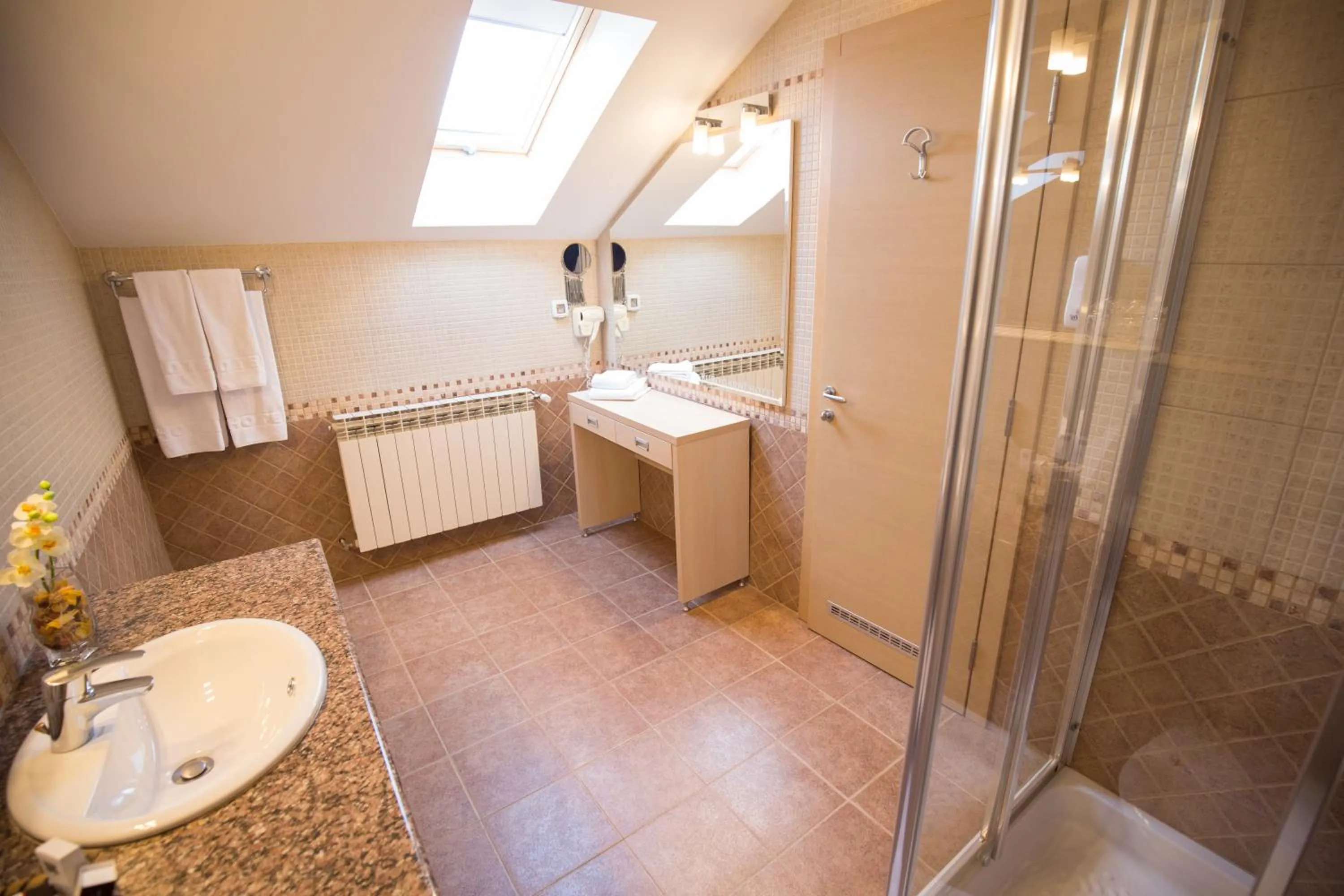 Bathroom in Euro Garni Hotel