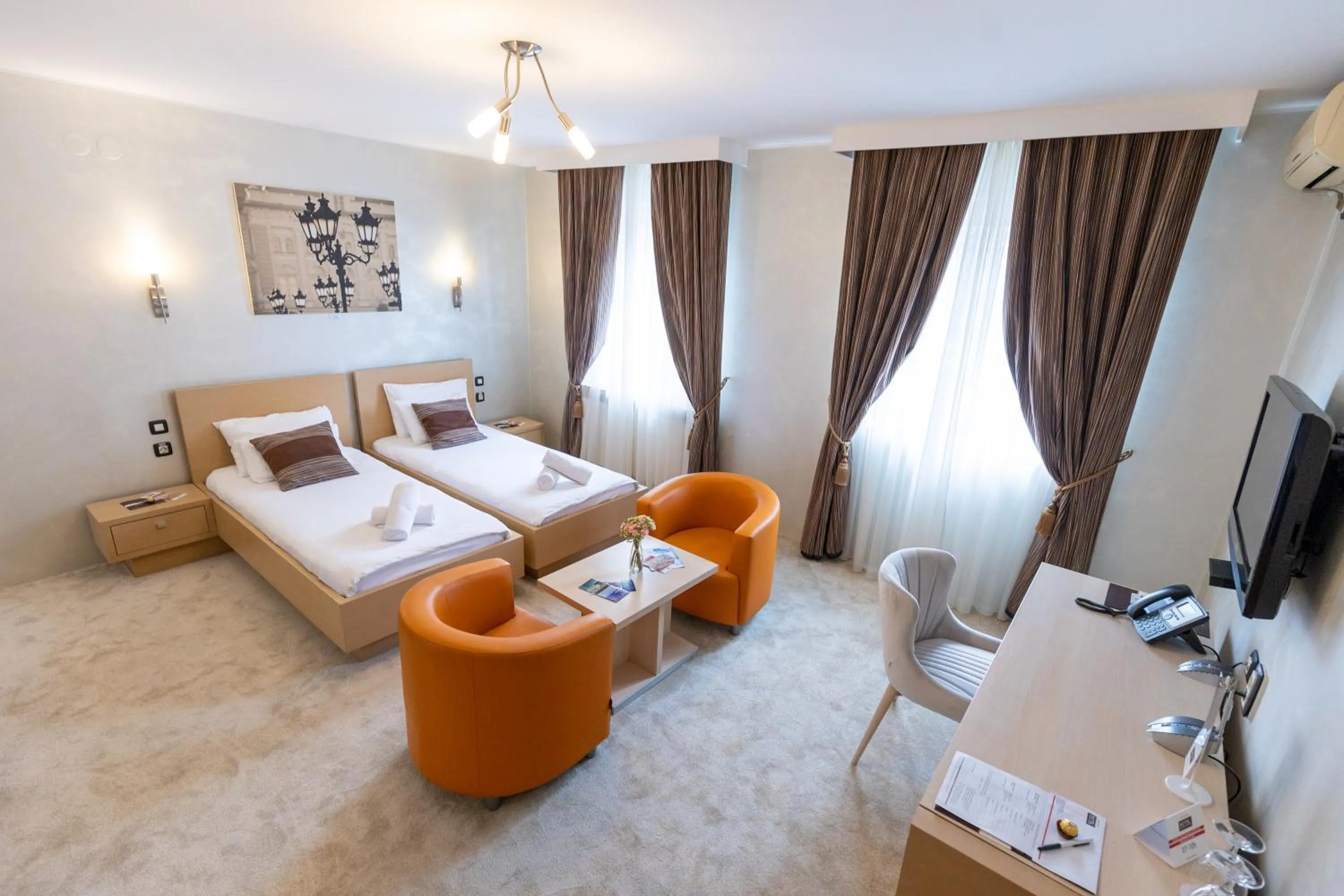 Photo of the whole room, Bed in Euro Garni Hotel