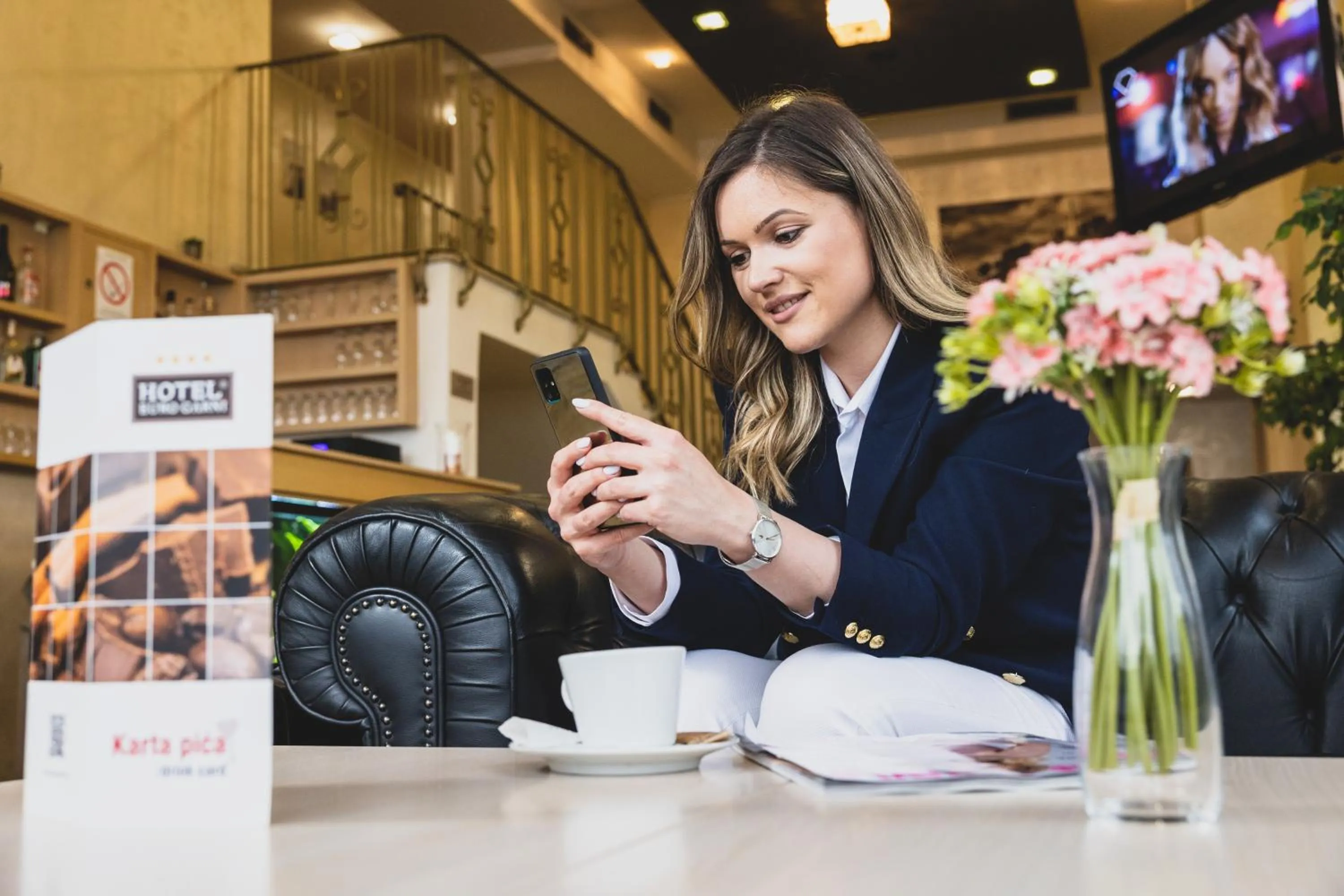 Lobby or reception in Euro Garni Hotel