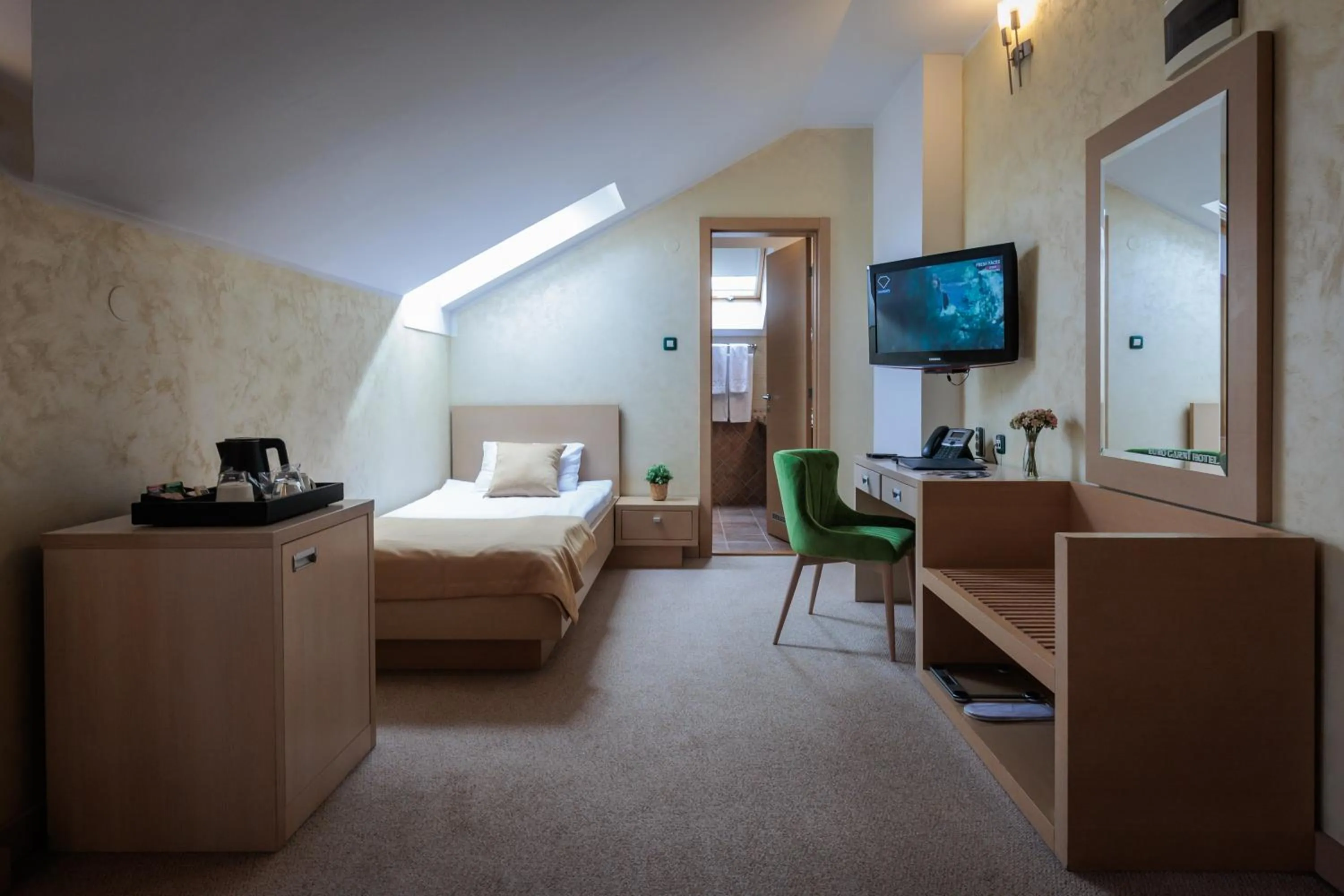 Photo of the whole room, Bed in Euro Garni Hotel